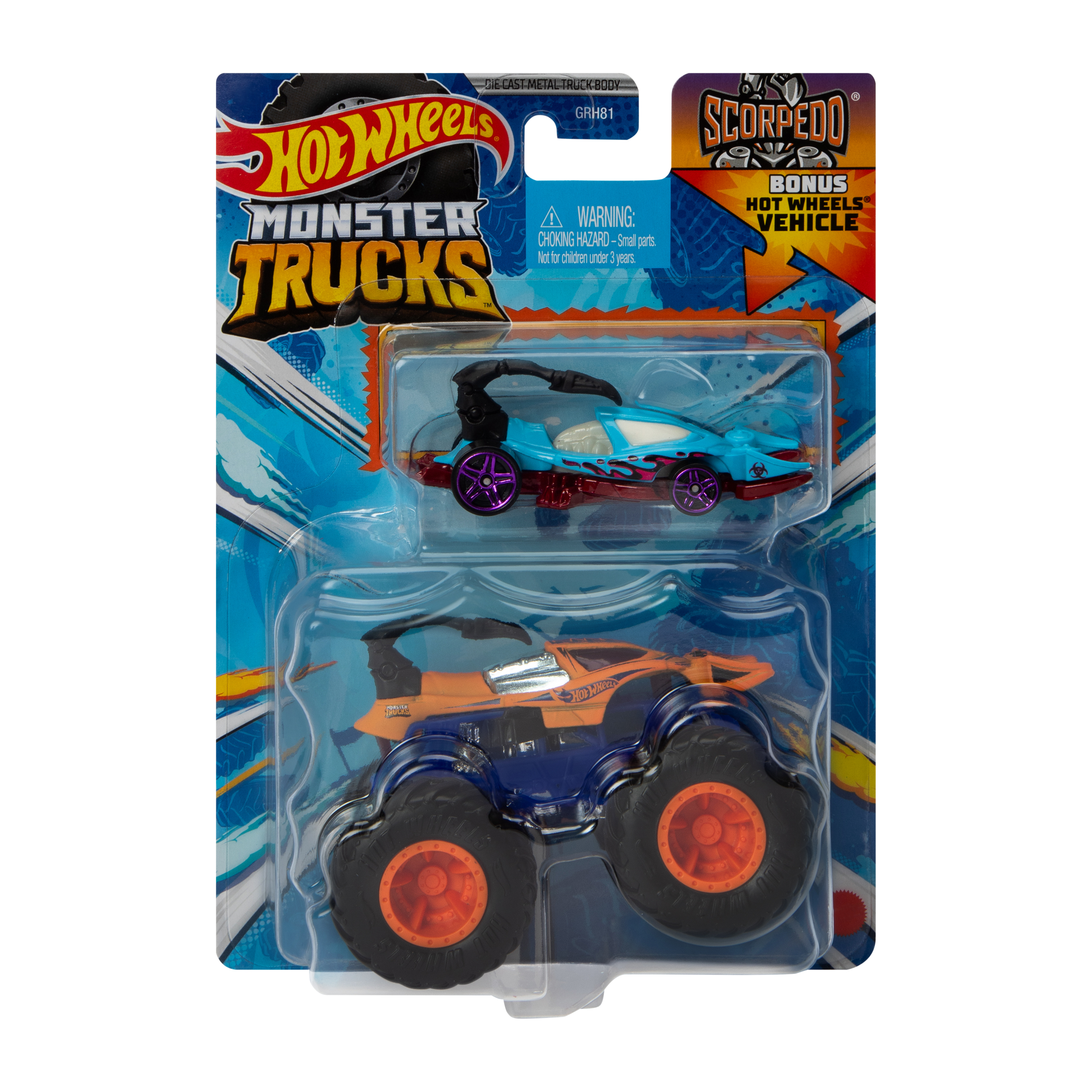 Hot Wheels® Monster Trucks Die Cast (Styles May Vary)