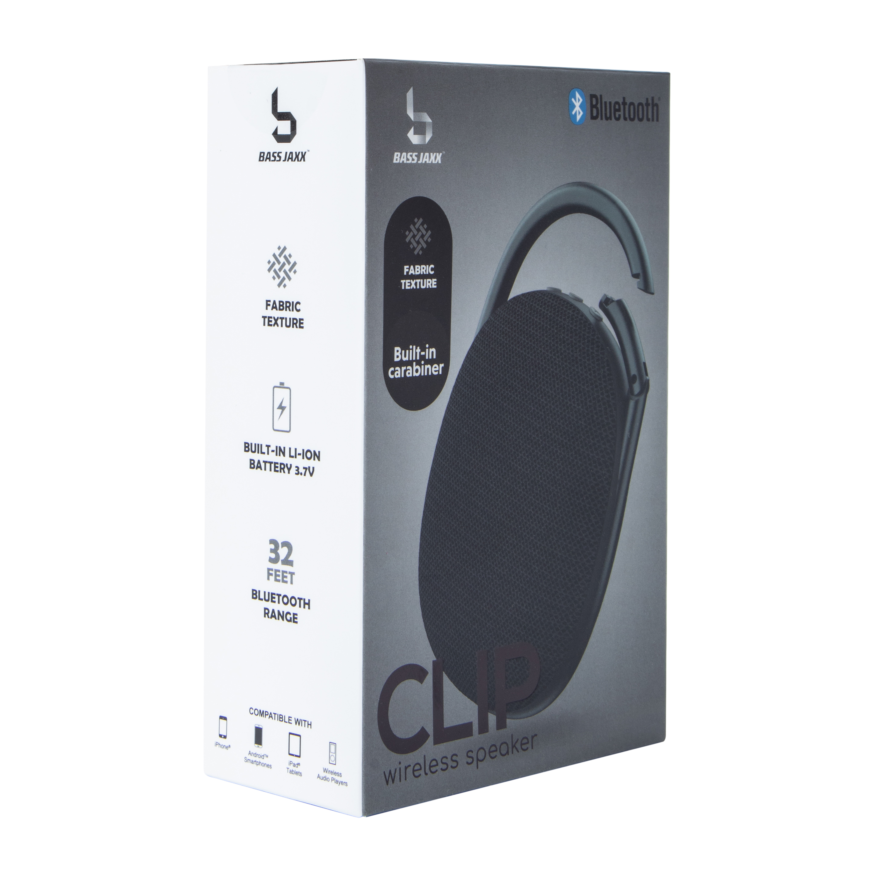 Bass Jaxx™ Clip Bluetooth® Wireless Speaker