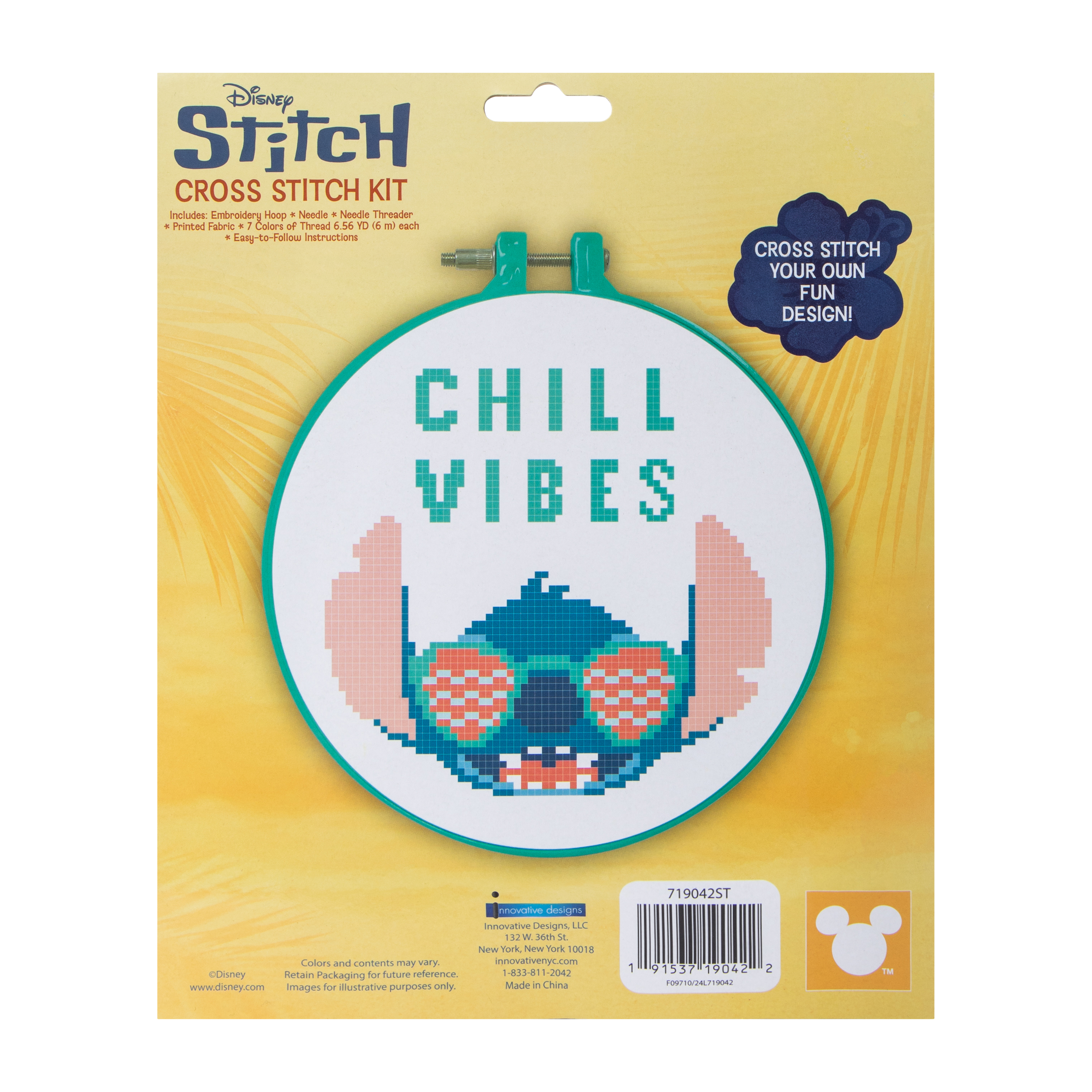 Disney Stitch Cross Stitch Kit