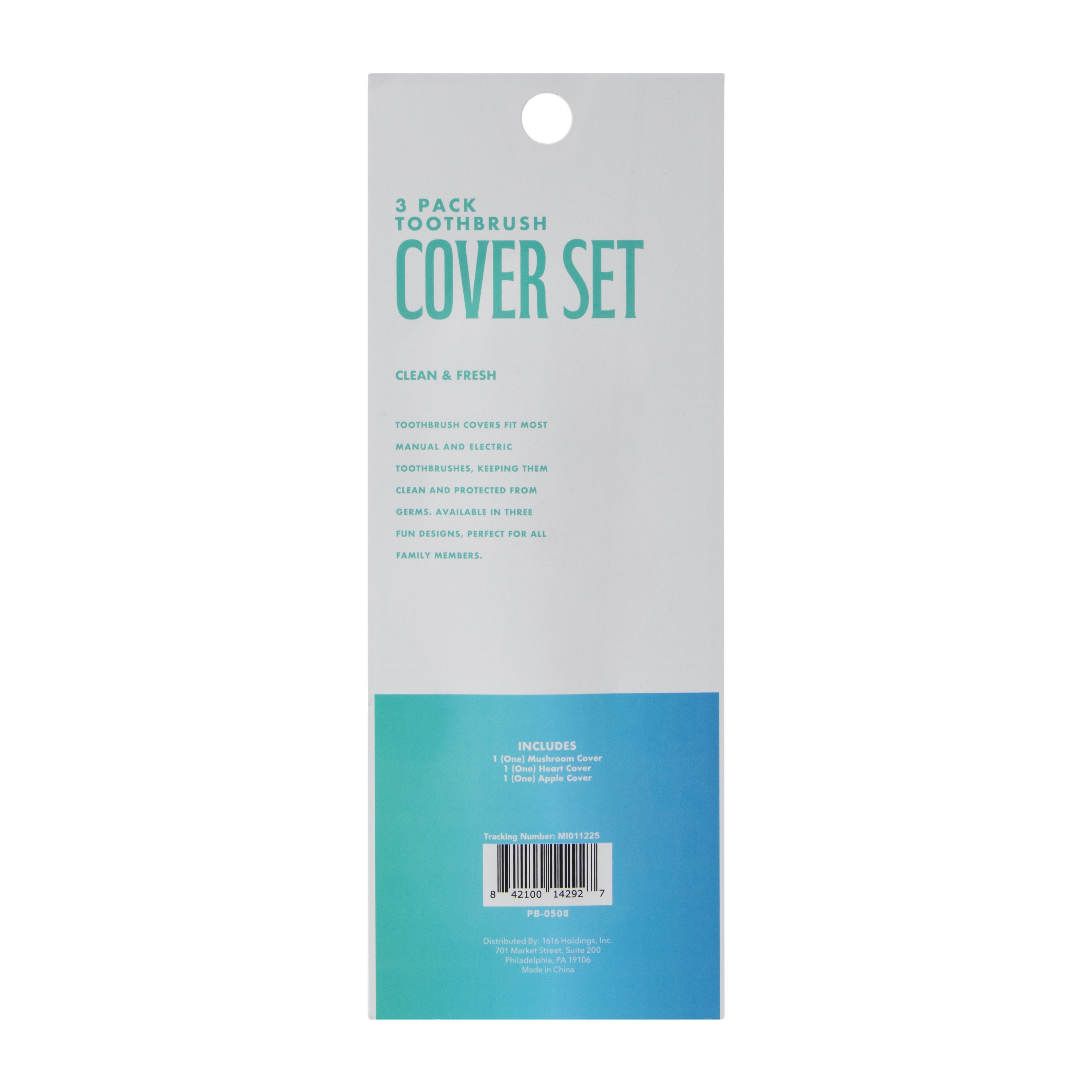 Toothbrush Cover Set 3-Pack