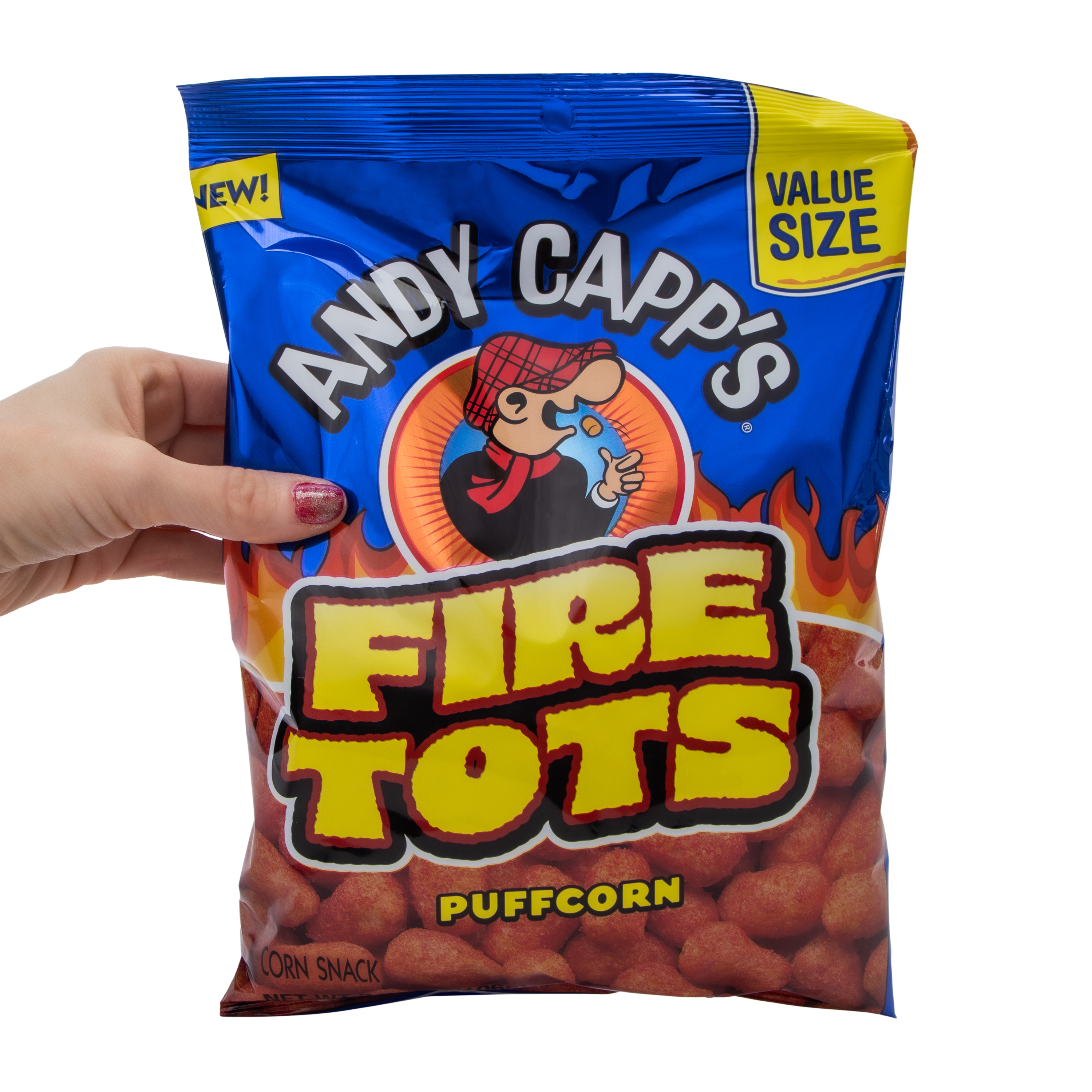 Andy Capp's Fire Tots Puffcorn 3.75oz | Five Below
