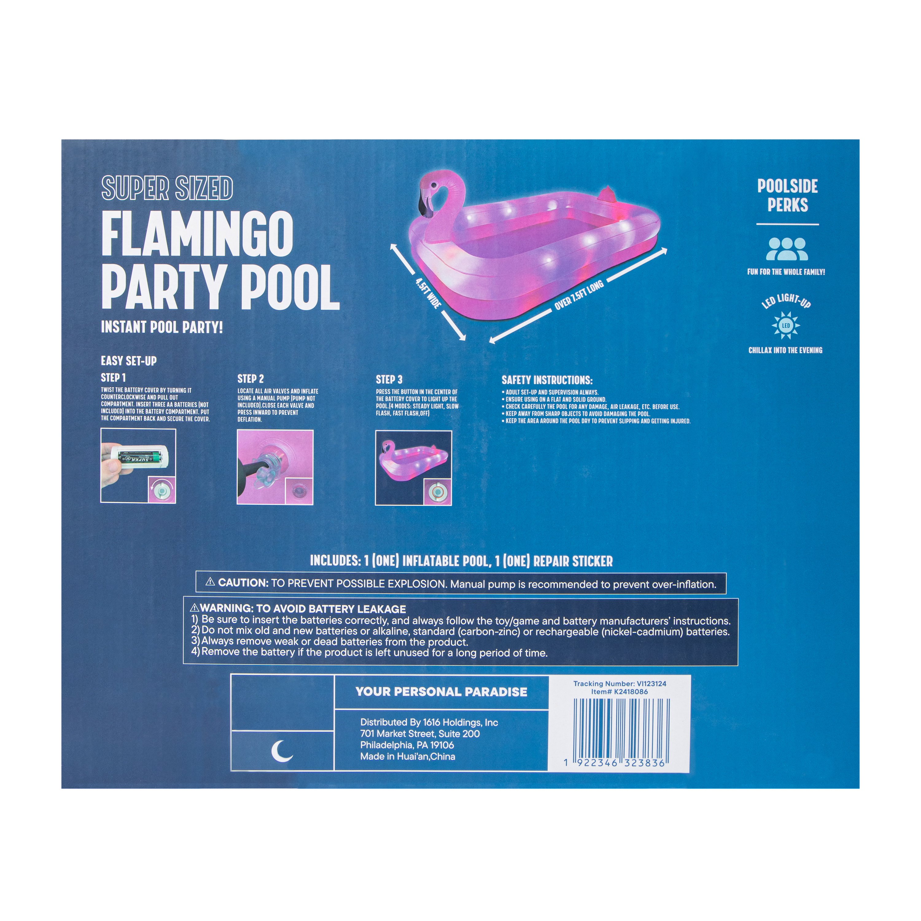 Super Sized Flamingo Party Pool