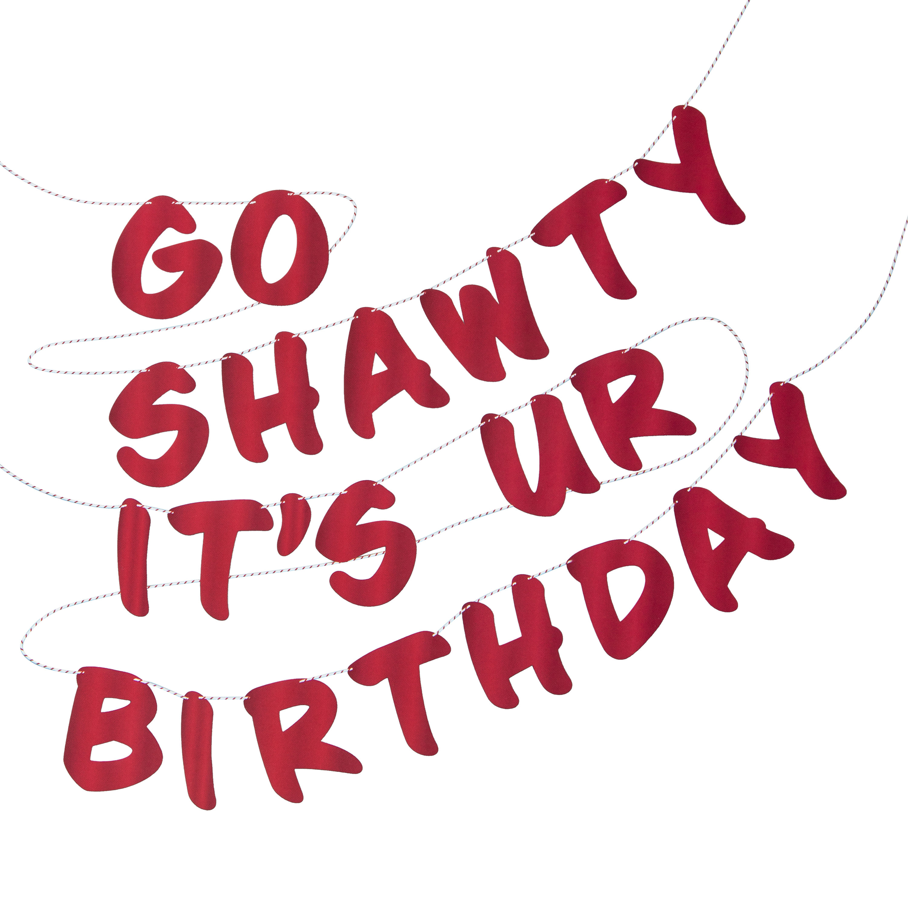 Pirese “Go Shawty It’s Your Birthday” Decorations Kit – Hip Hop Theme Banner, Balloons & Confetti Set