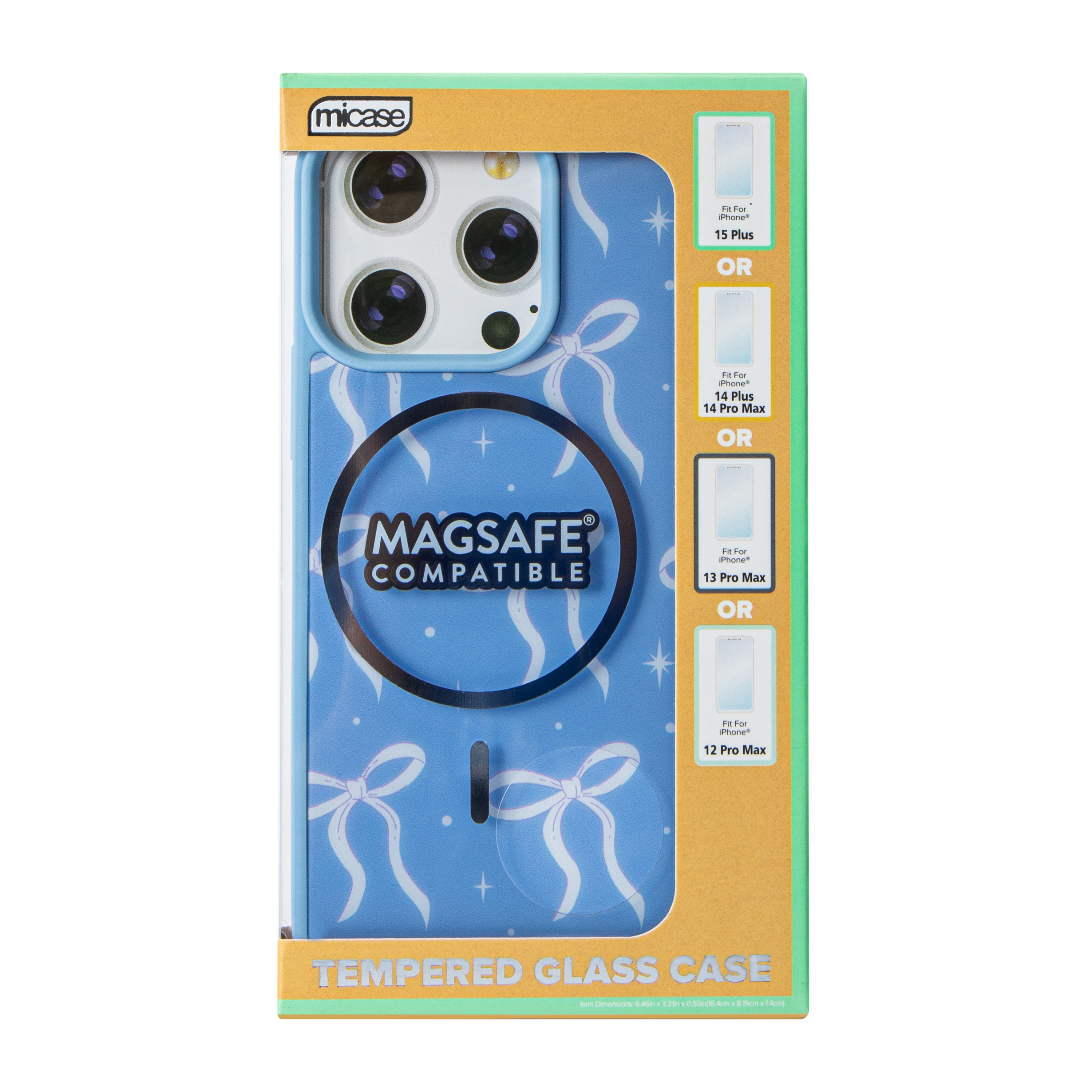 iPhone 15 Plus® Tempered Glass Phone Case