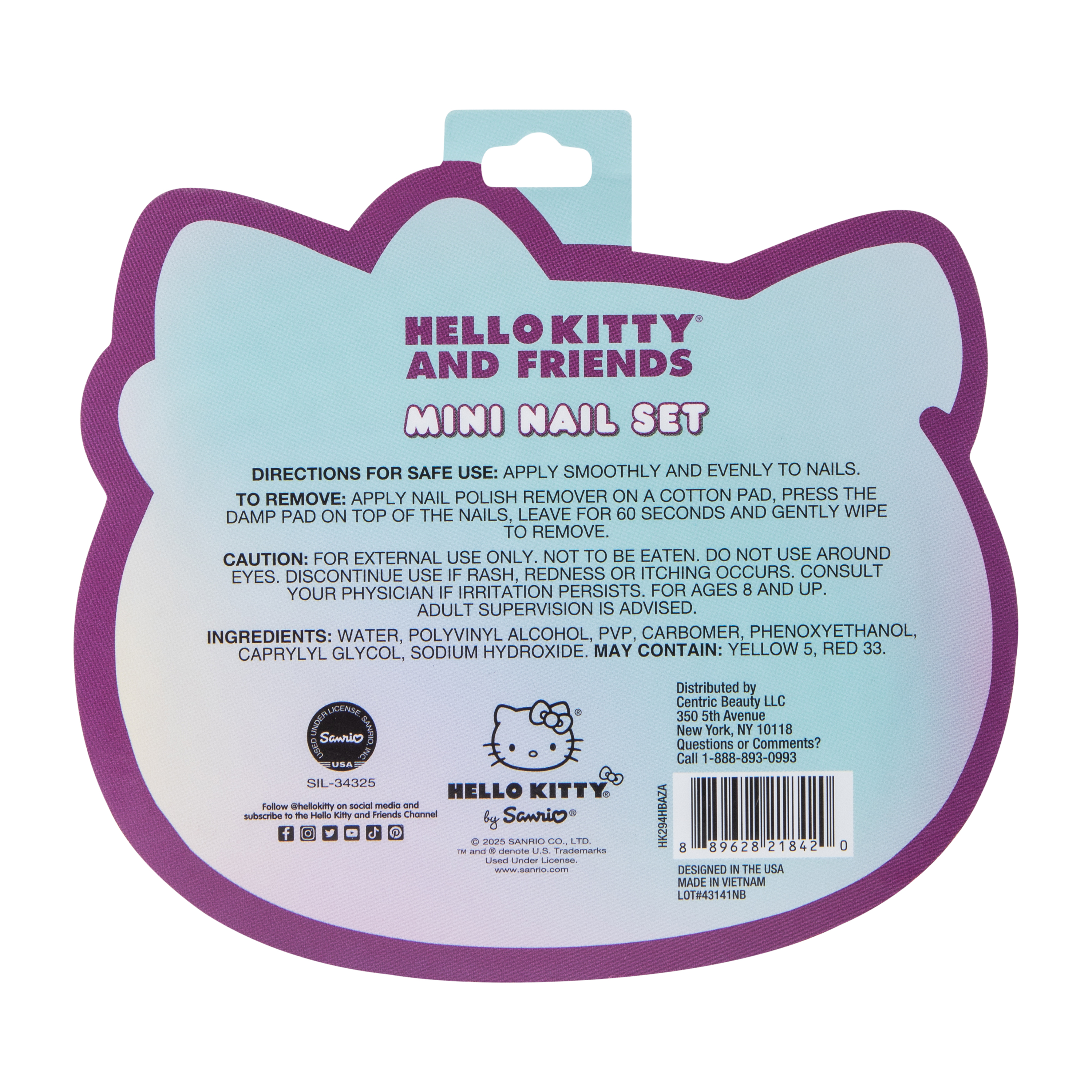 Hello Kitty And Friends®  Mini Nail Set 0.2oz