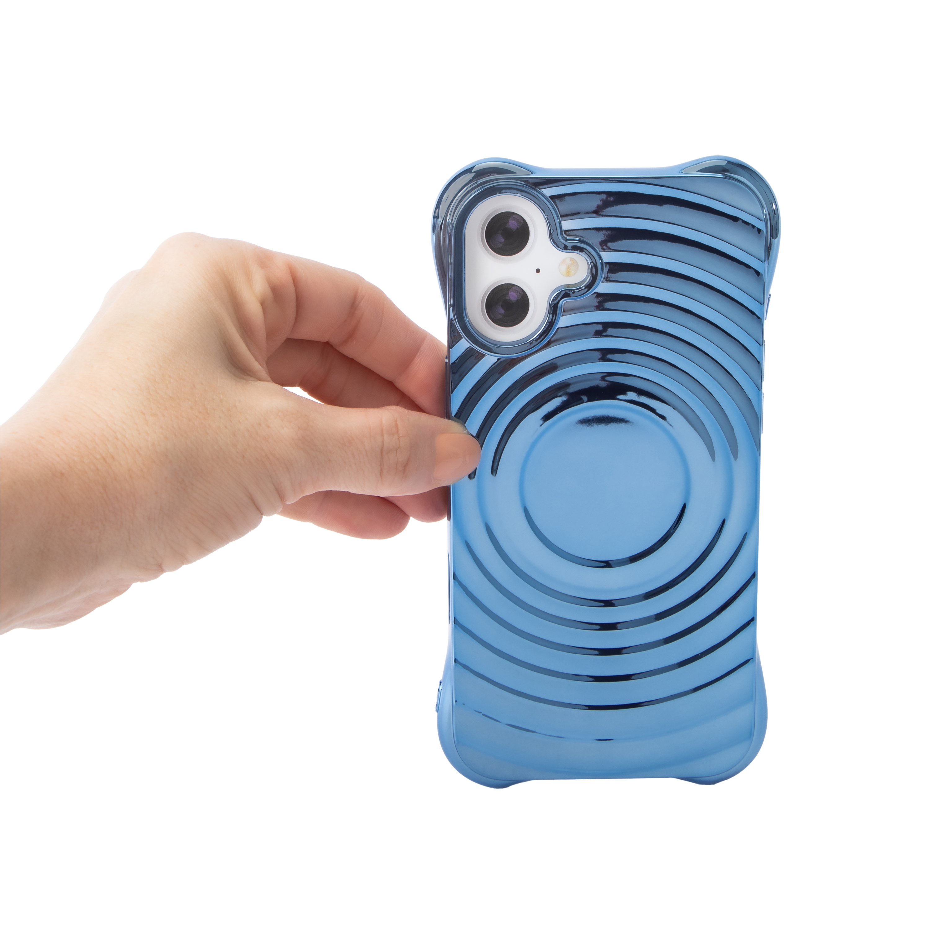 iPhone 16 Plus® Wavy Textured MagSafe® Compatible Phone Case