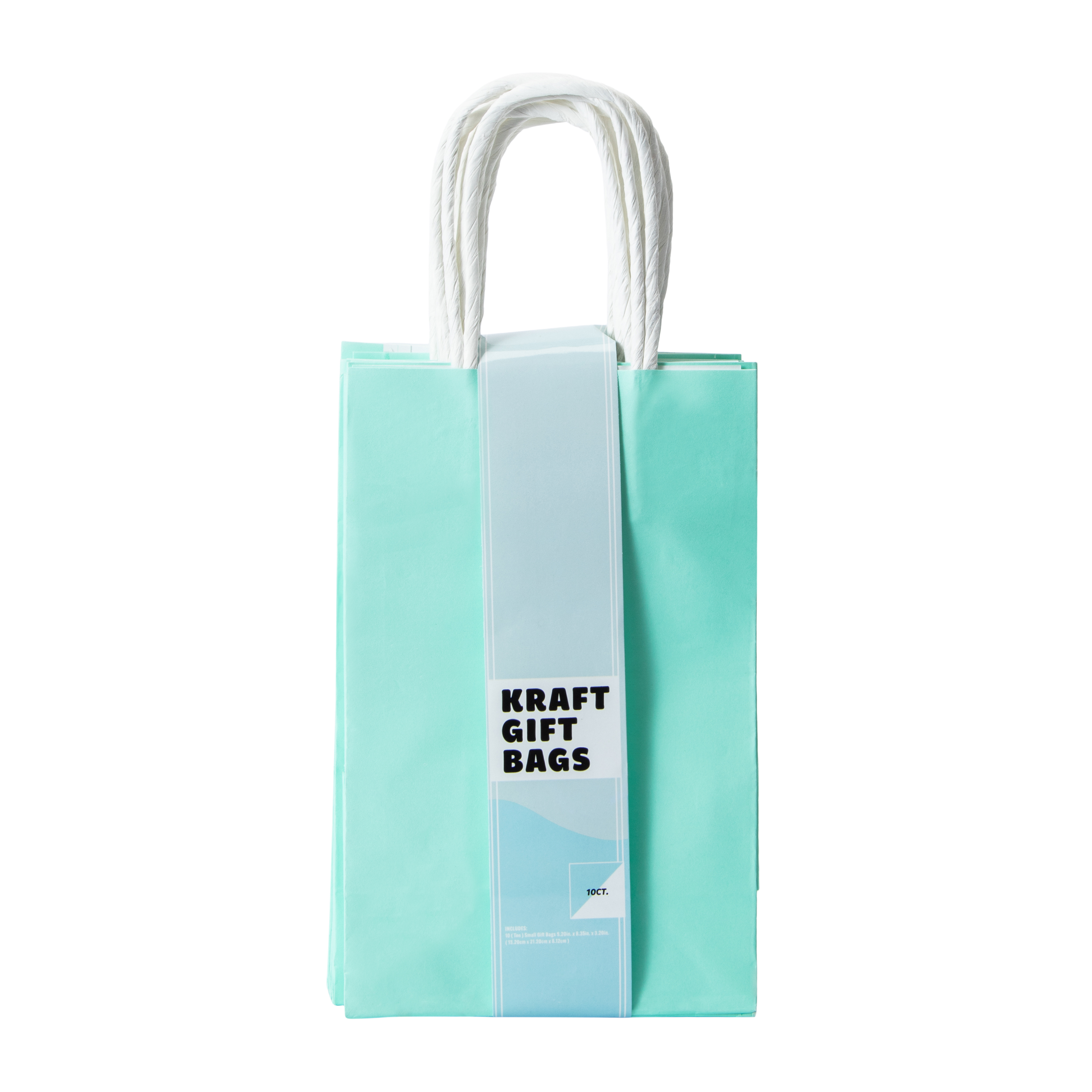 Kraft Small Gift Bags 10-Pack