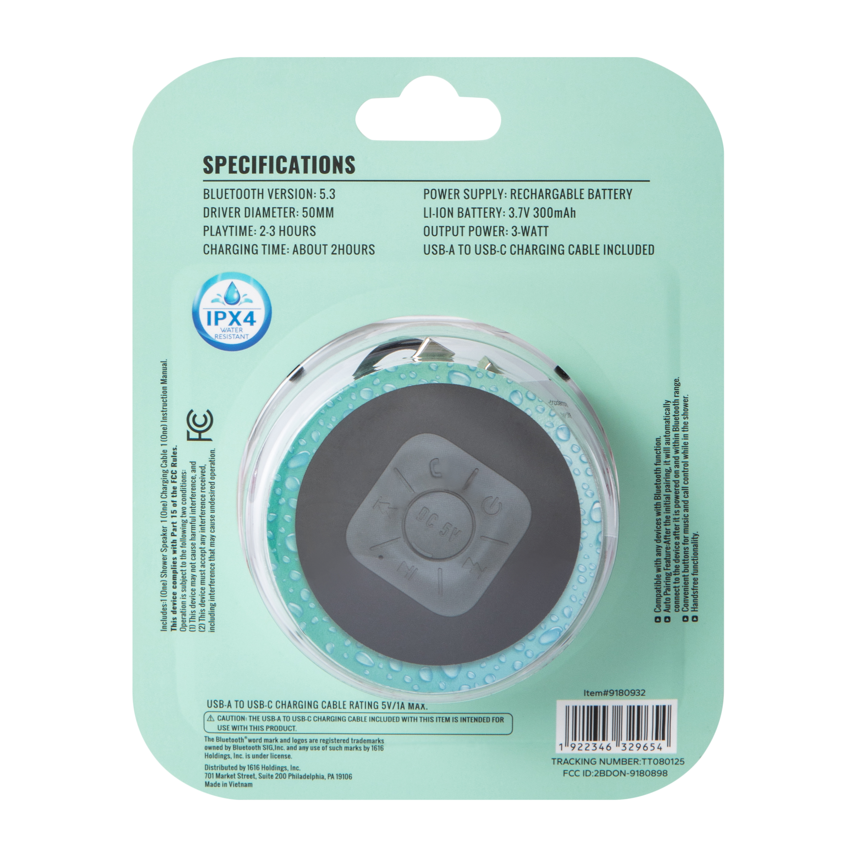 Bluetooth® Shower Speakers