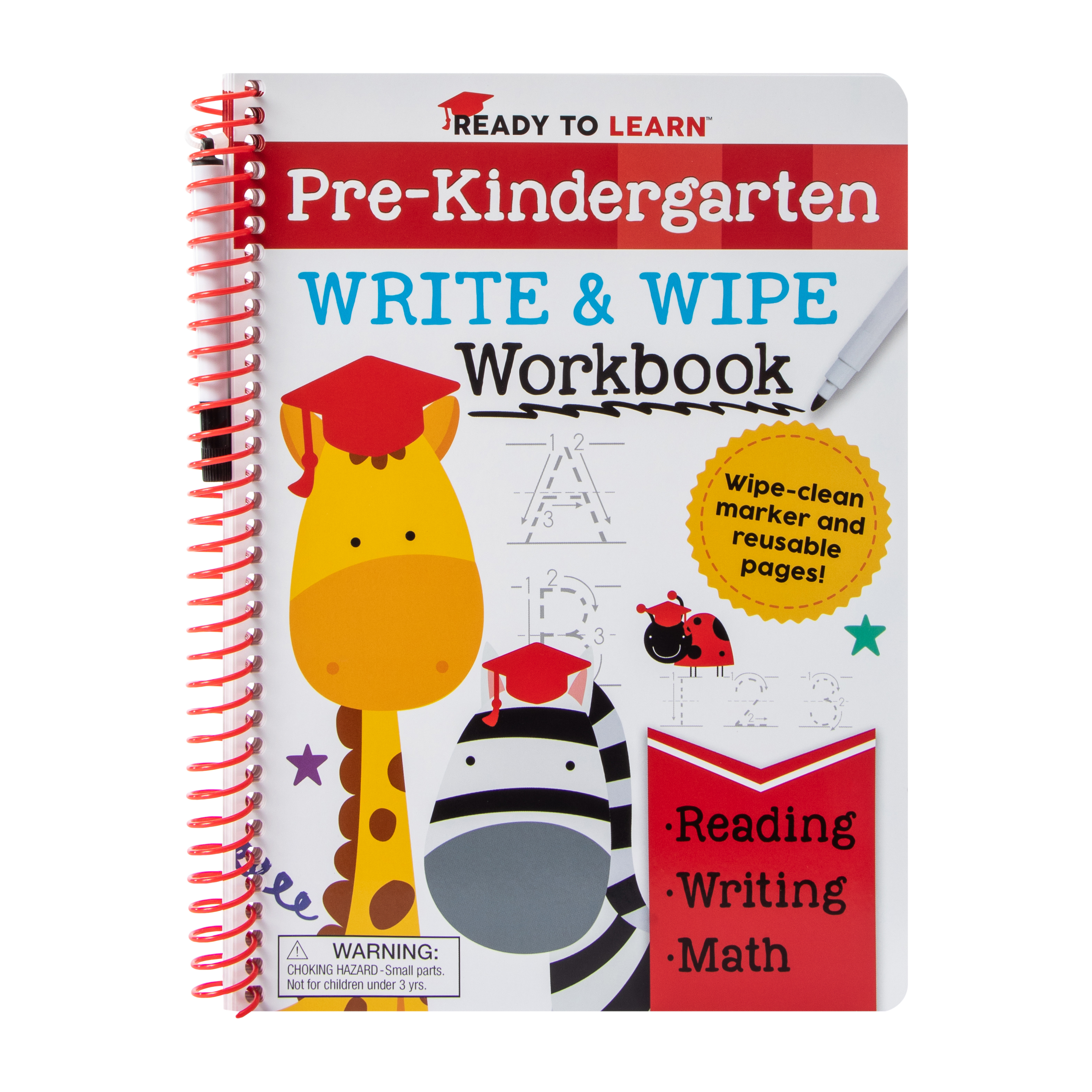 Ready To Learn™ Pre-Kindergarten Write & Wipe Workbook