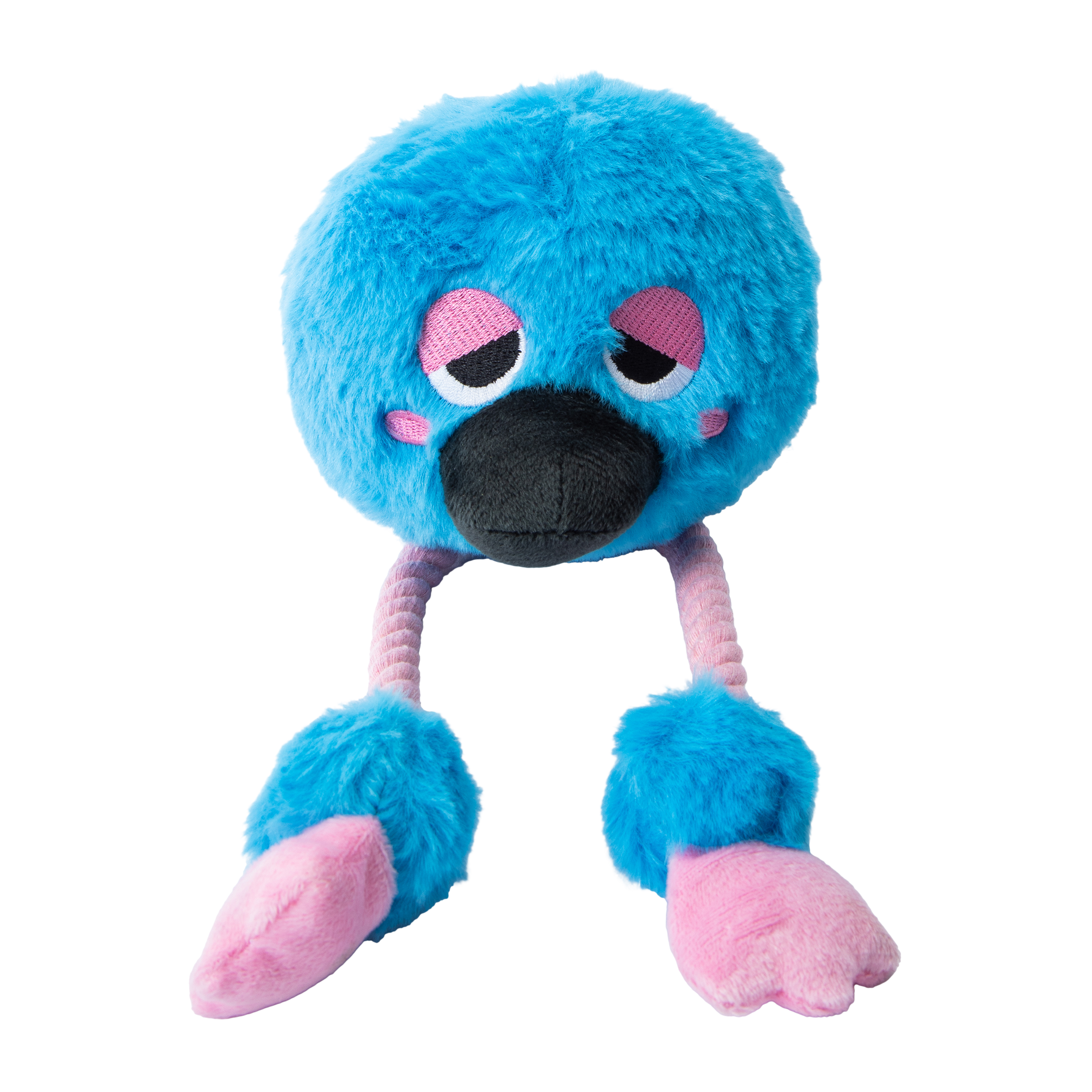 Pet Squeaker Bird With Legs Plush Toy