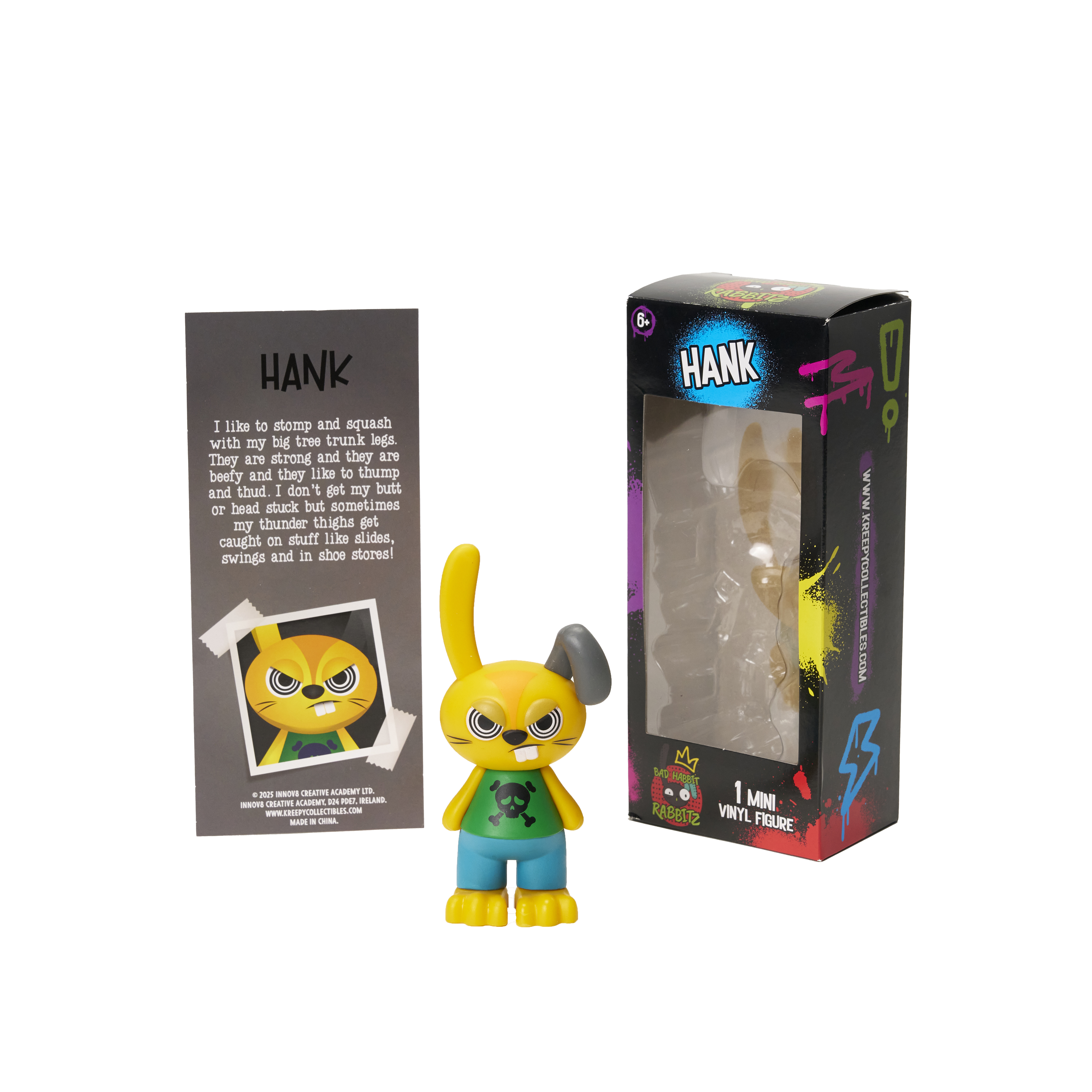 Bad Habbit Rabbitz Collectible Figure | Five Below Bad Habbit Rabbitz Collectible Figure | Five Below