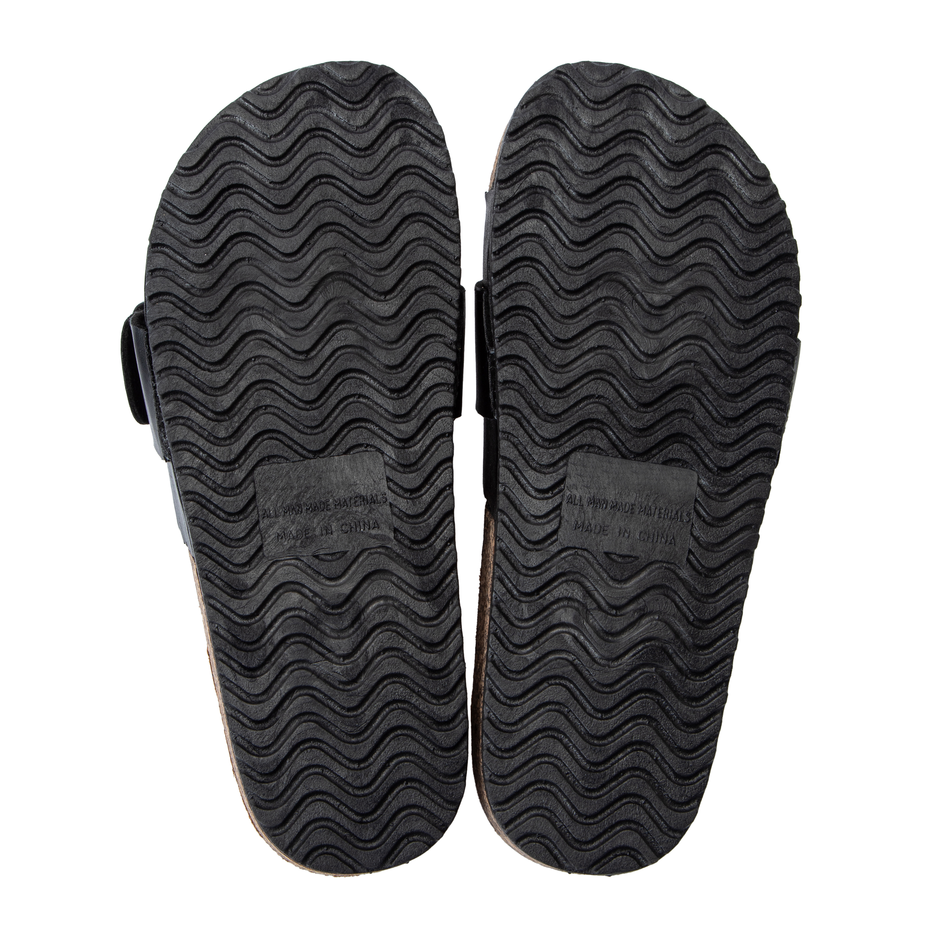 Juniors Sole Mates Black Buckle Sandals