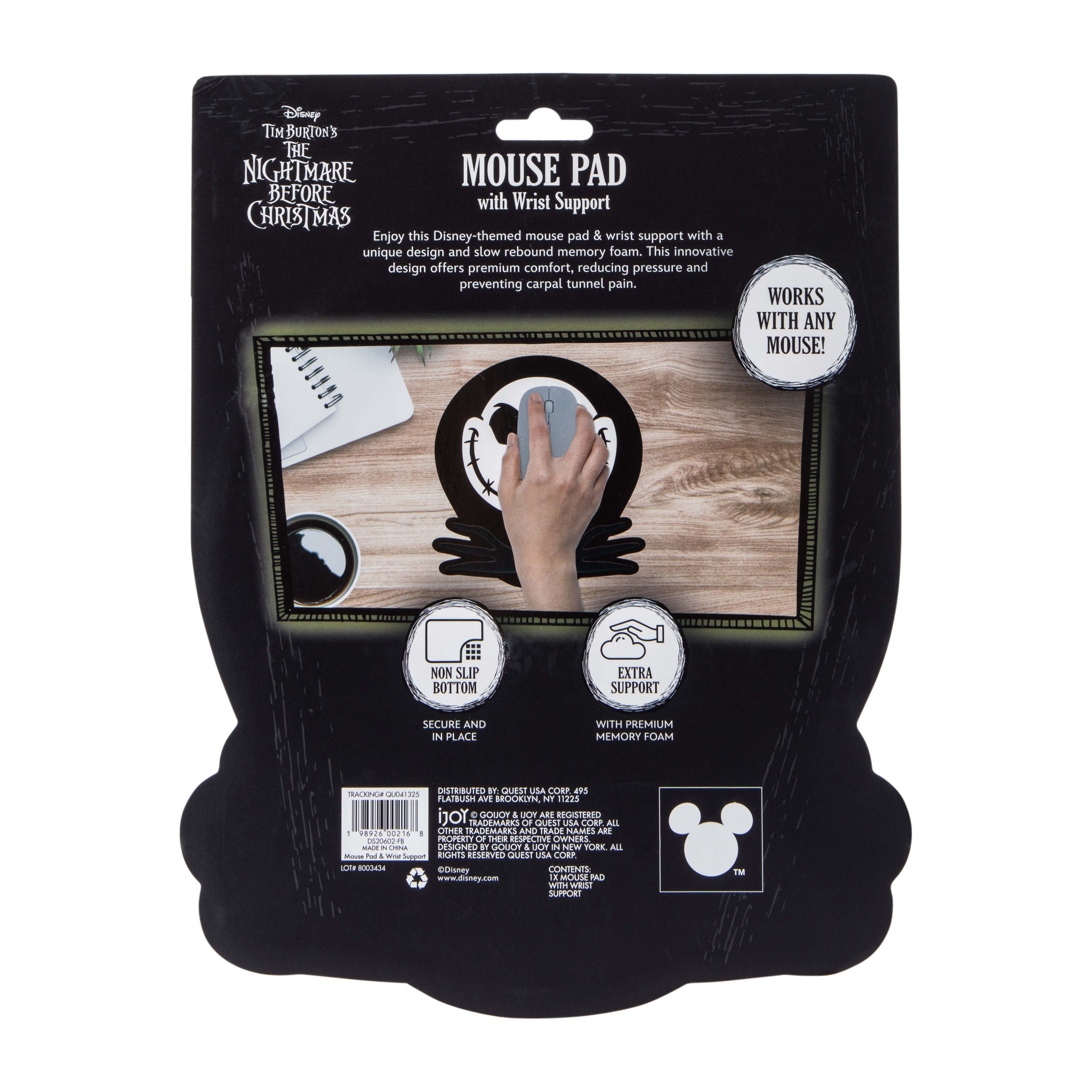 Disney Mouse Pad With Wrist Support