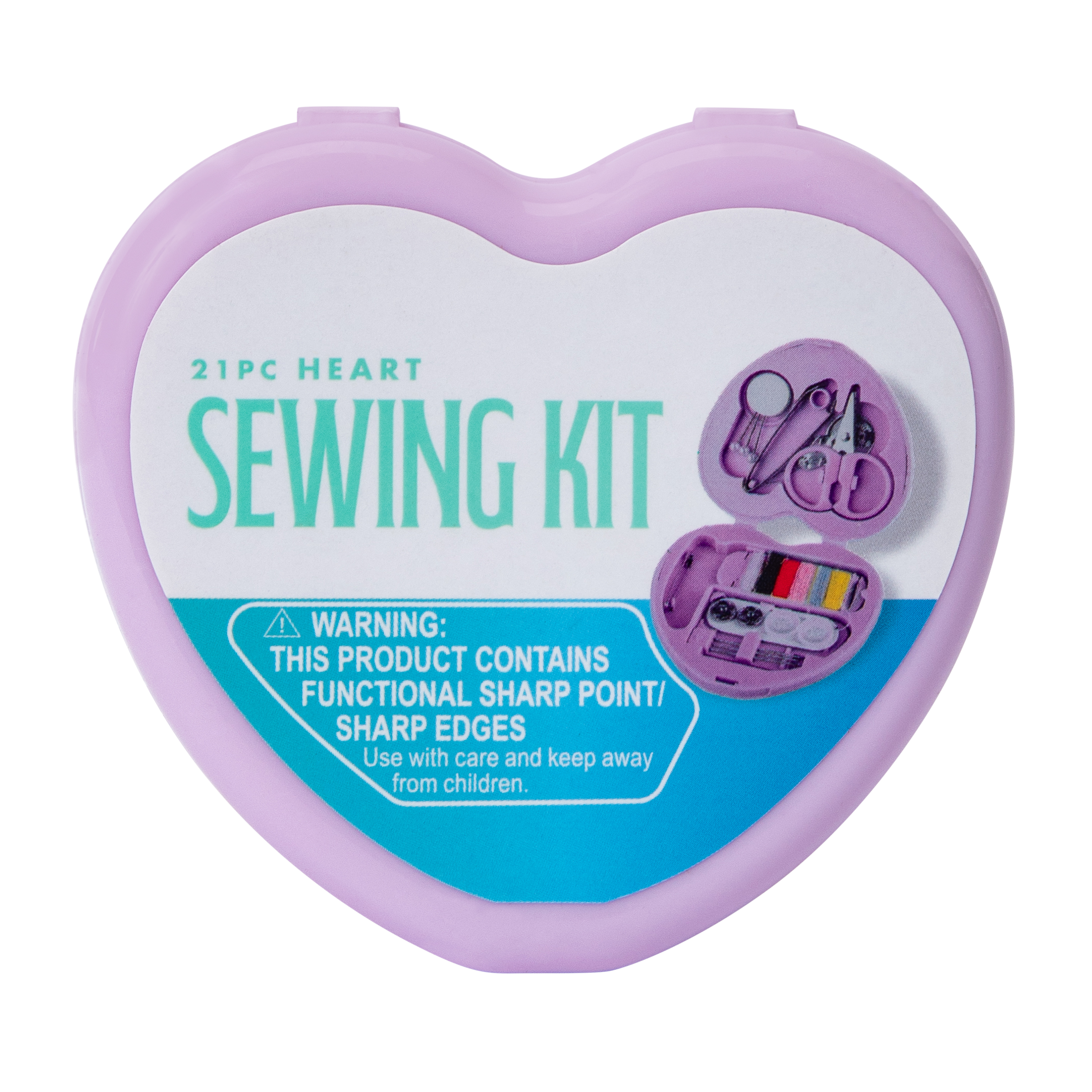 Heart Sewing Kit 21-Piece | Five Below