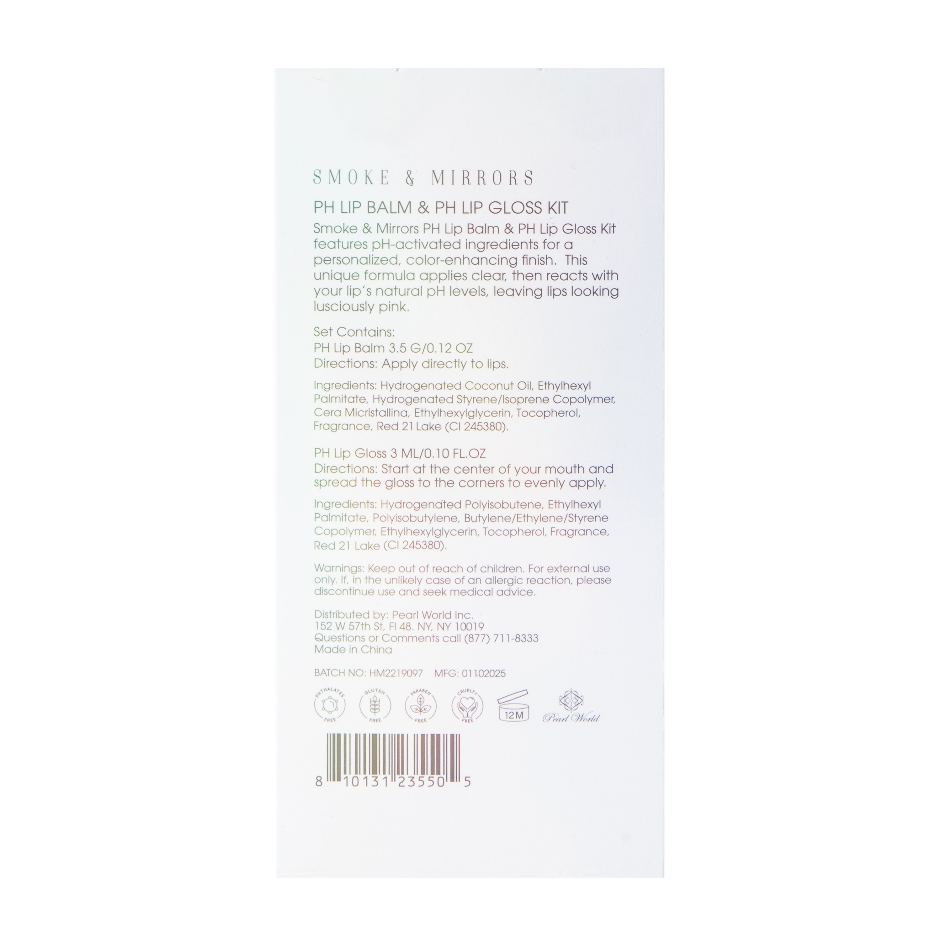 Luscious Lips PH Lip Balm & PH Lip Gloss Kit