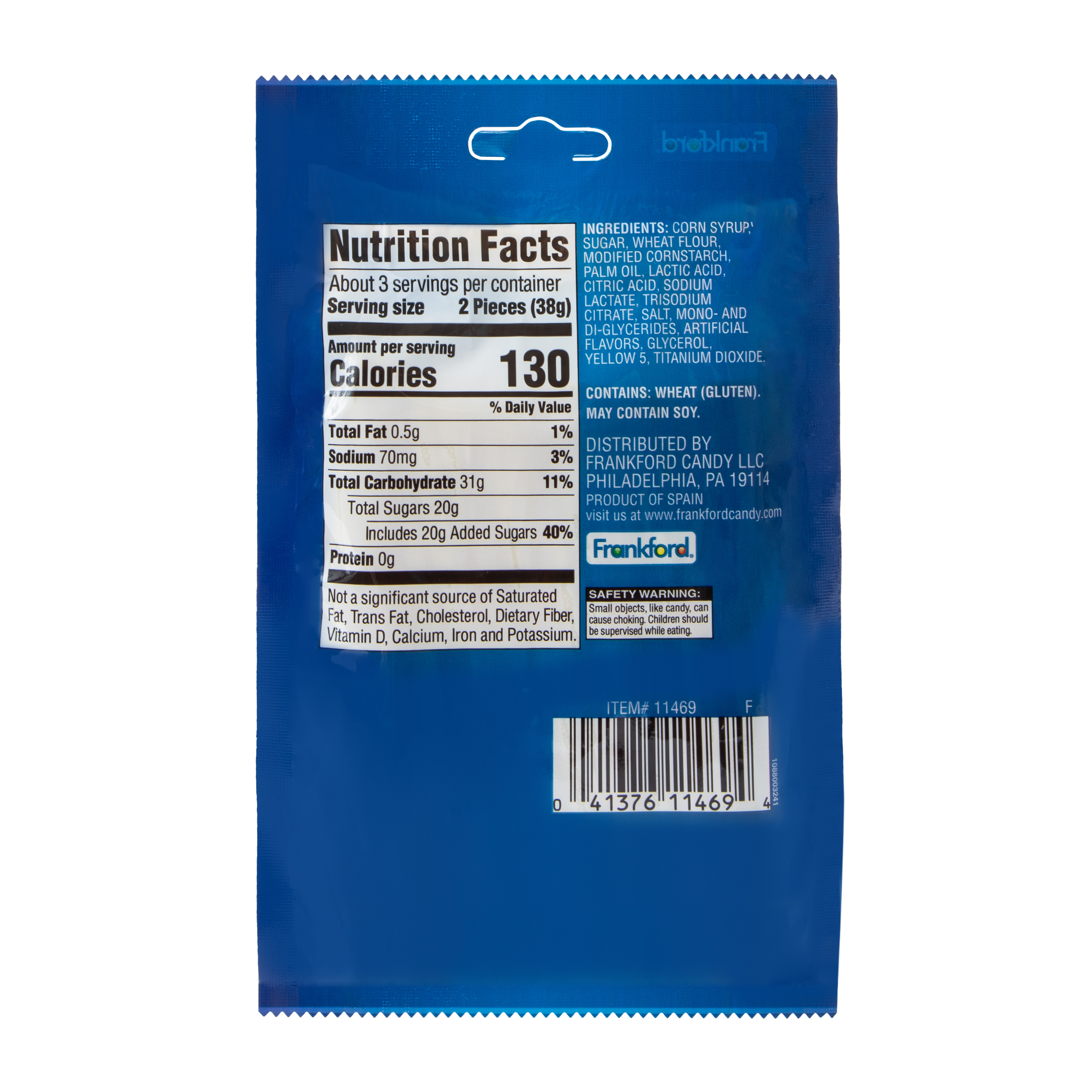 Peelable String Cheese Gummy Candy 4oz