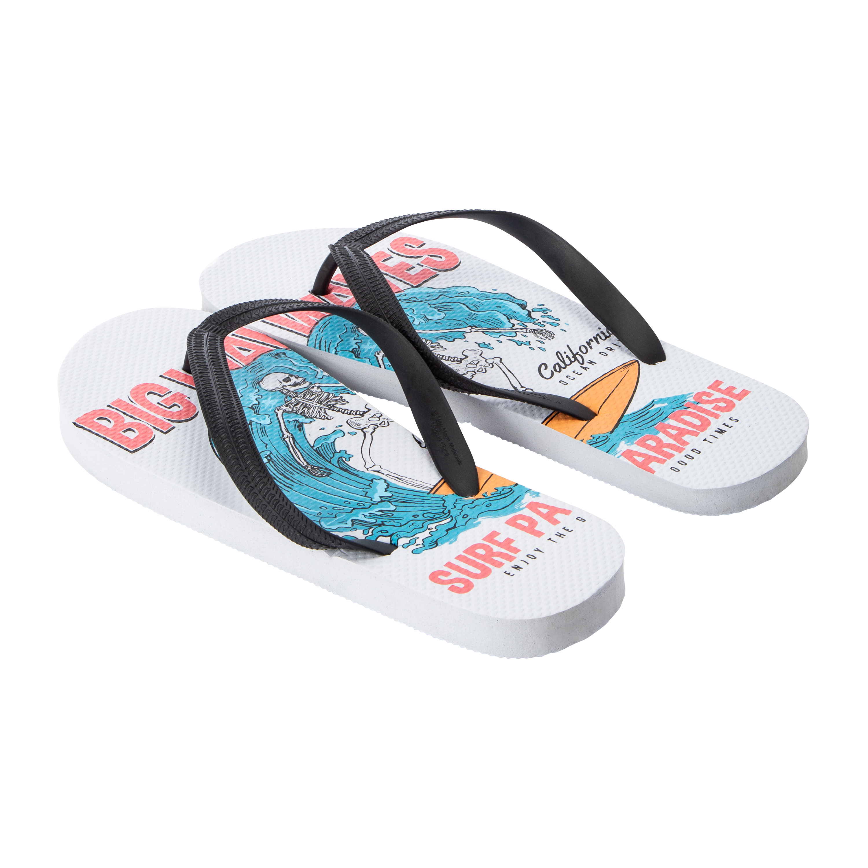 Young Mens Printed Flip Flops