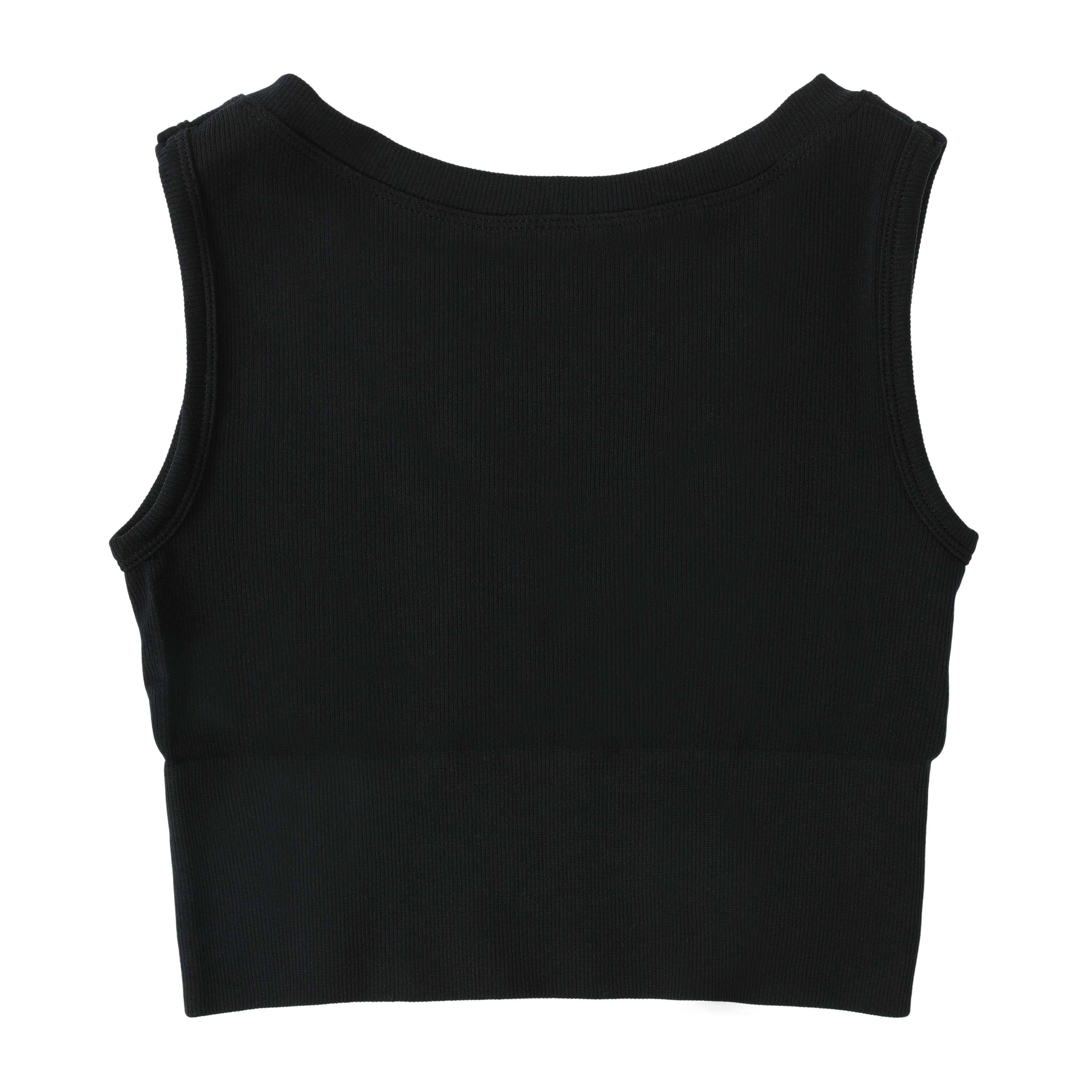 Juniors V-Neck Seamless Tank Top