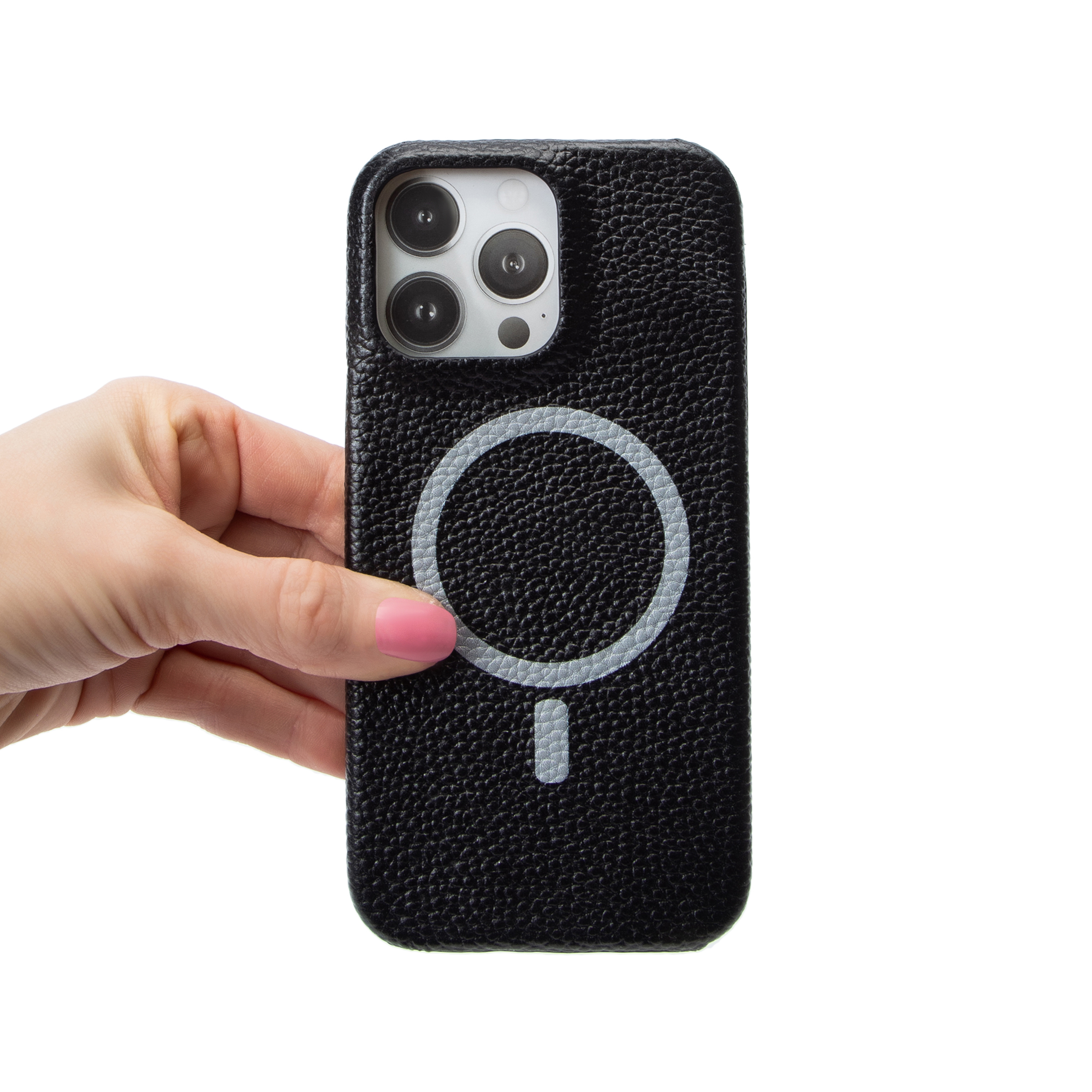 iPhone 15 Plus® Leather Mag Case