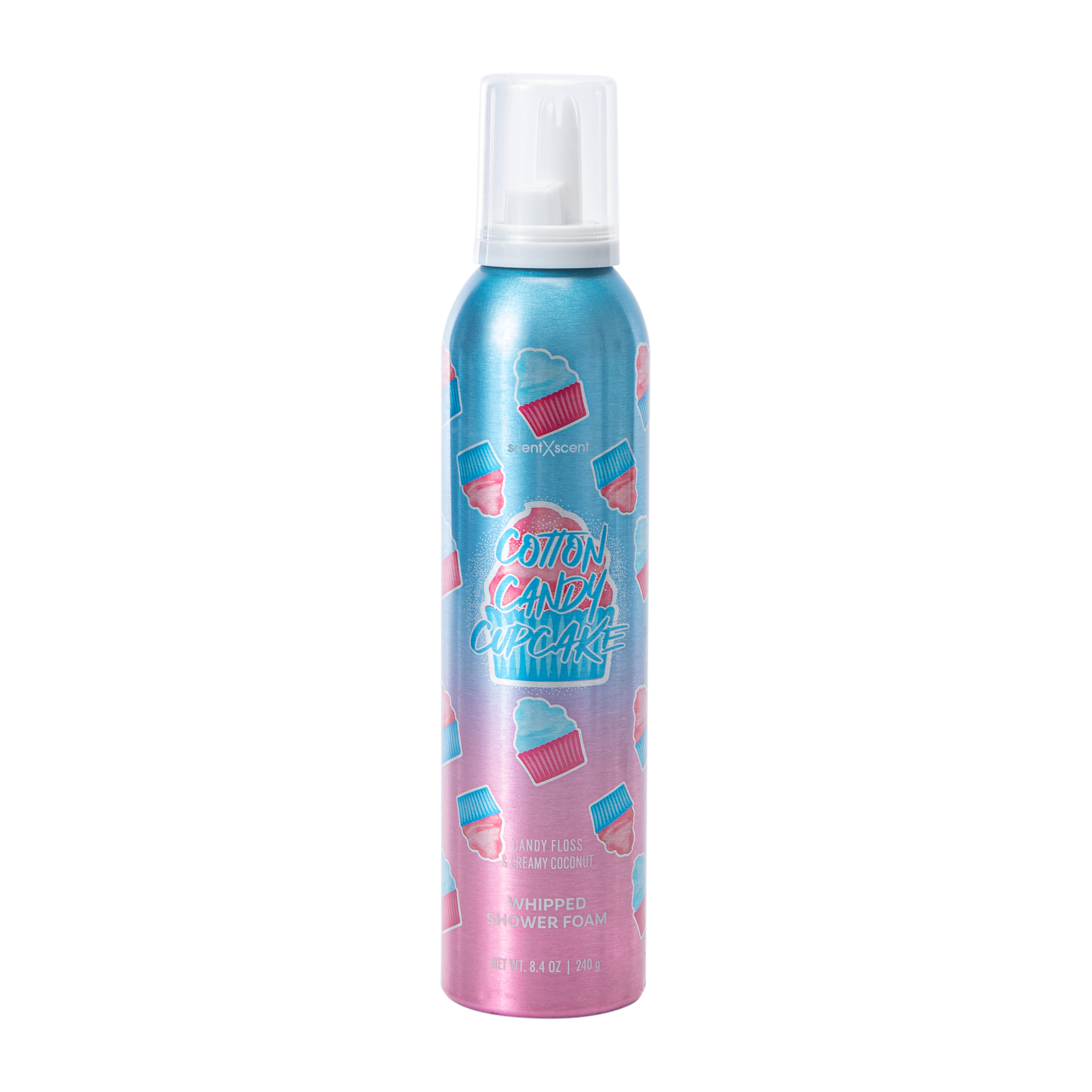 Cotton Candy Cupcake Whipped Shower Foam 8.4oz