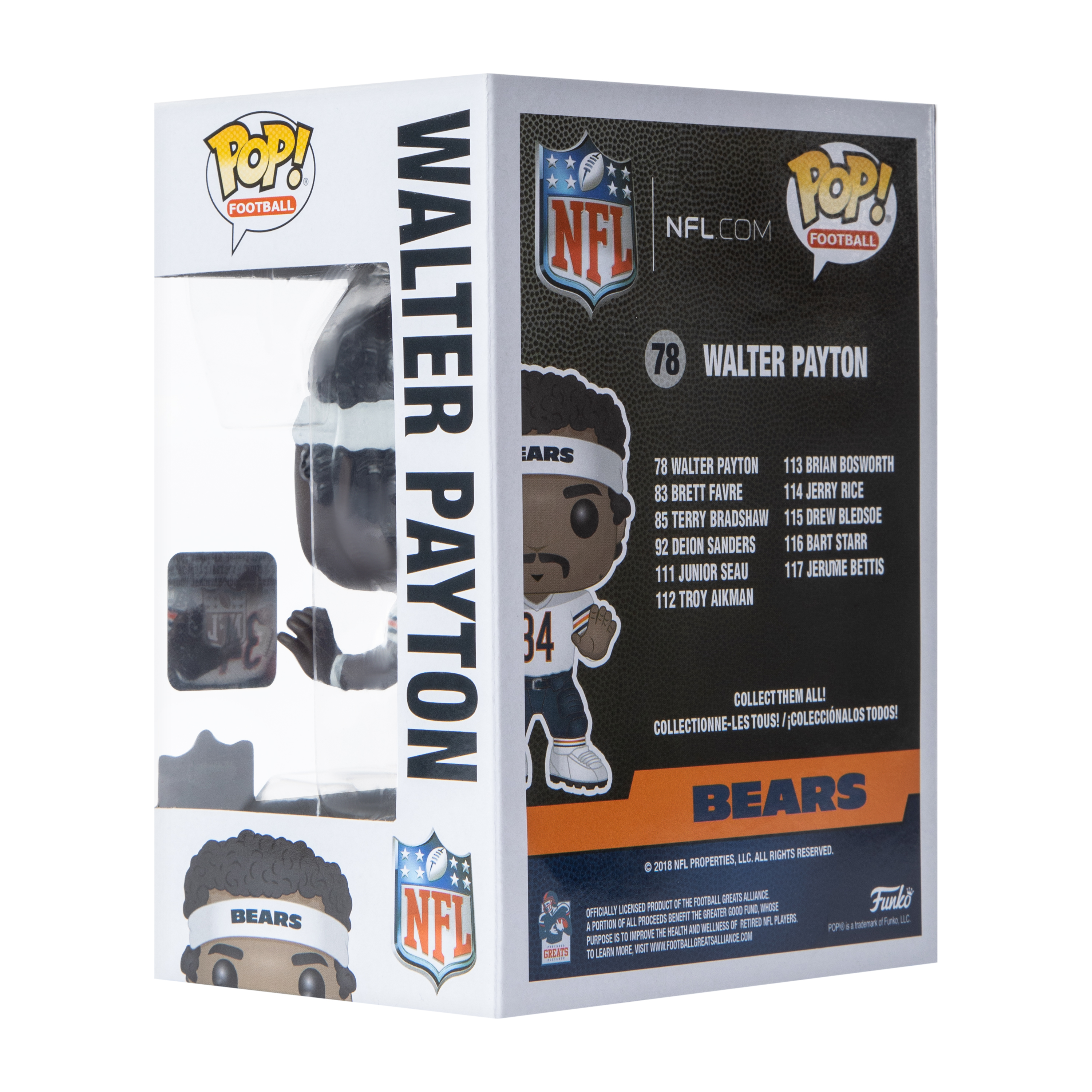 Funko Pop!® NFL Walter Payton Vinyl Figure