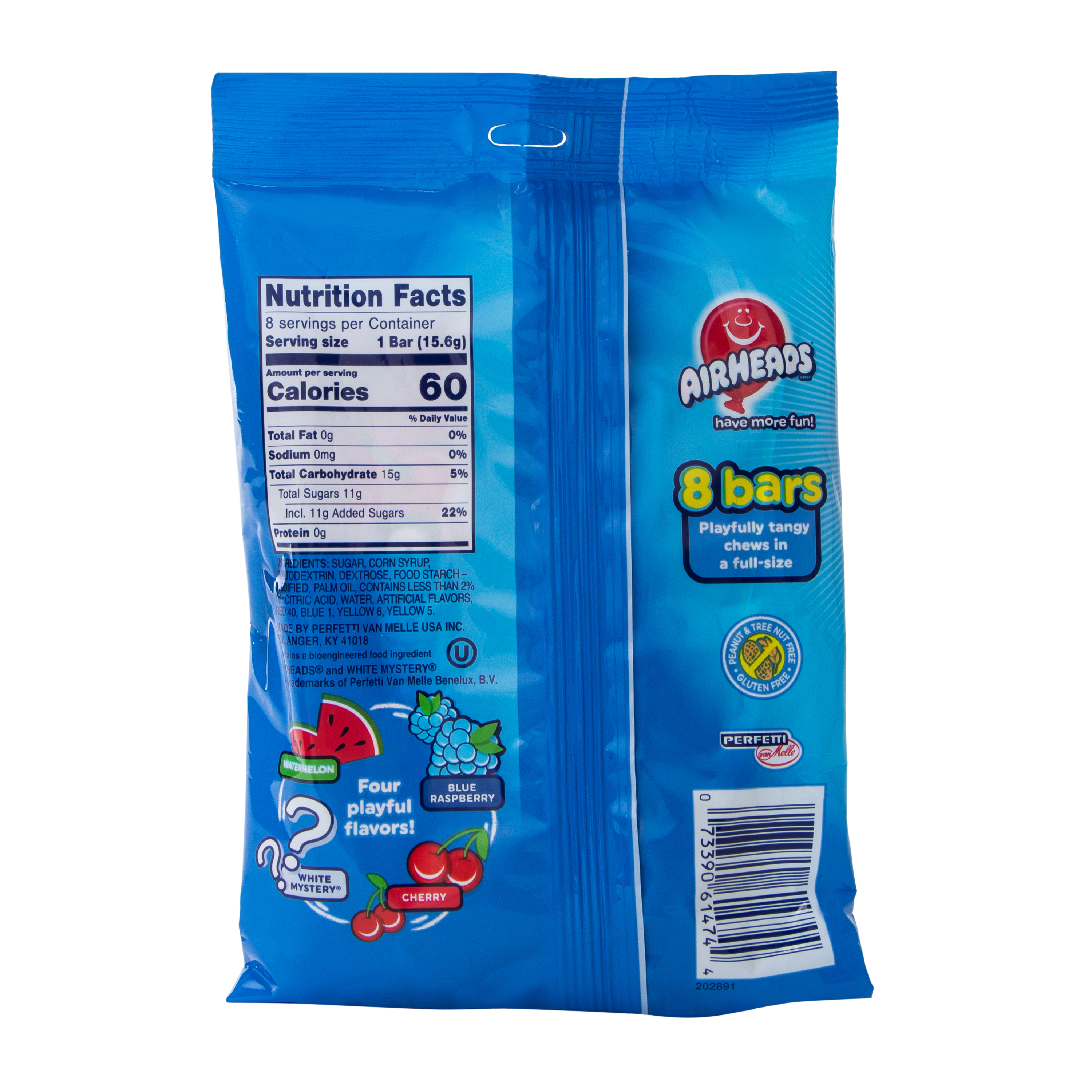 Airheads® Sour 8 Assorted Bars Candy 4.4oz