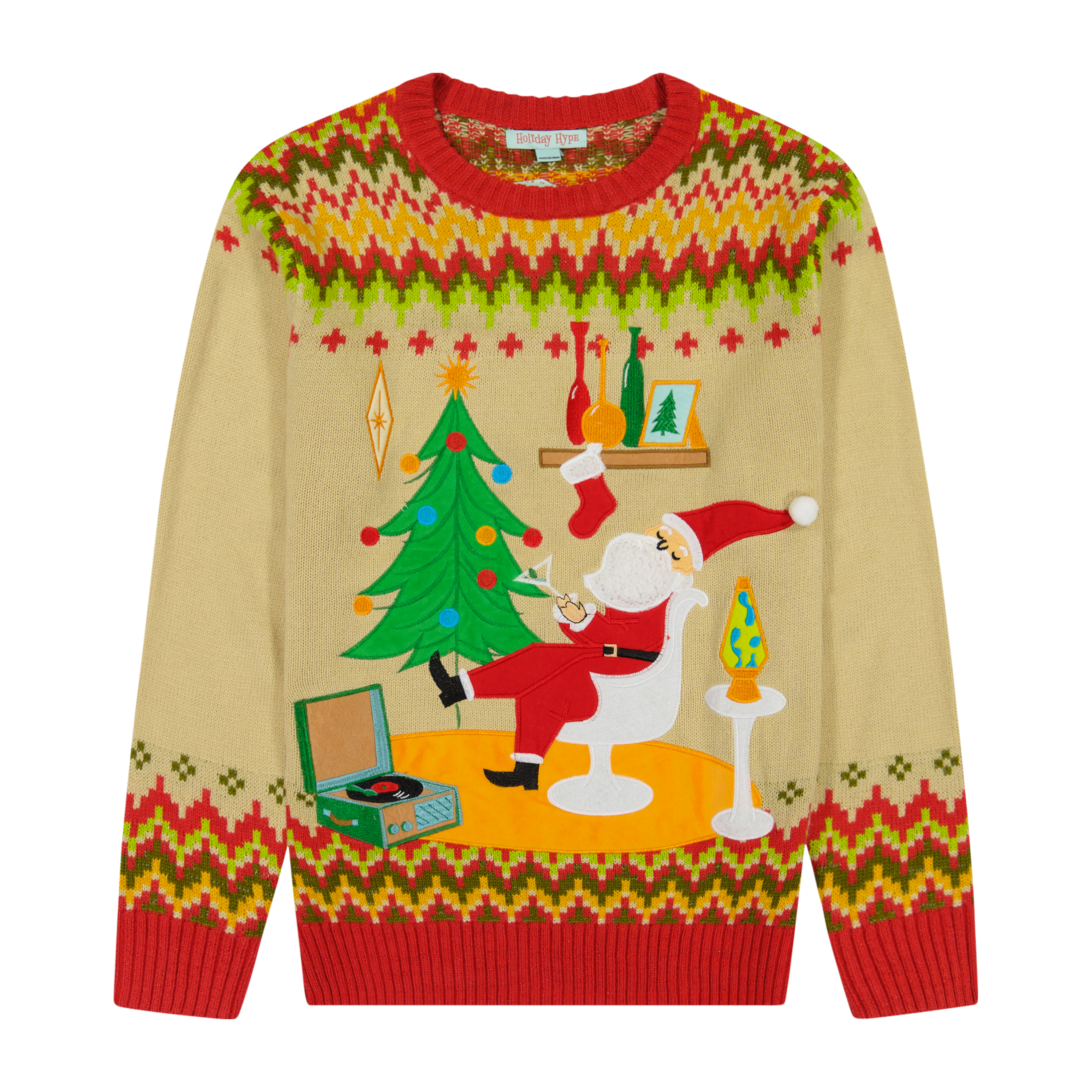 Lounge Santa Holiday Sweater