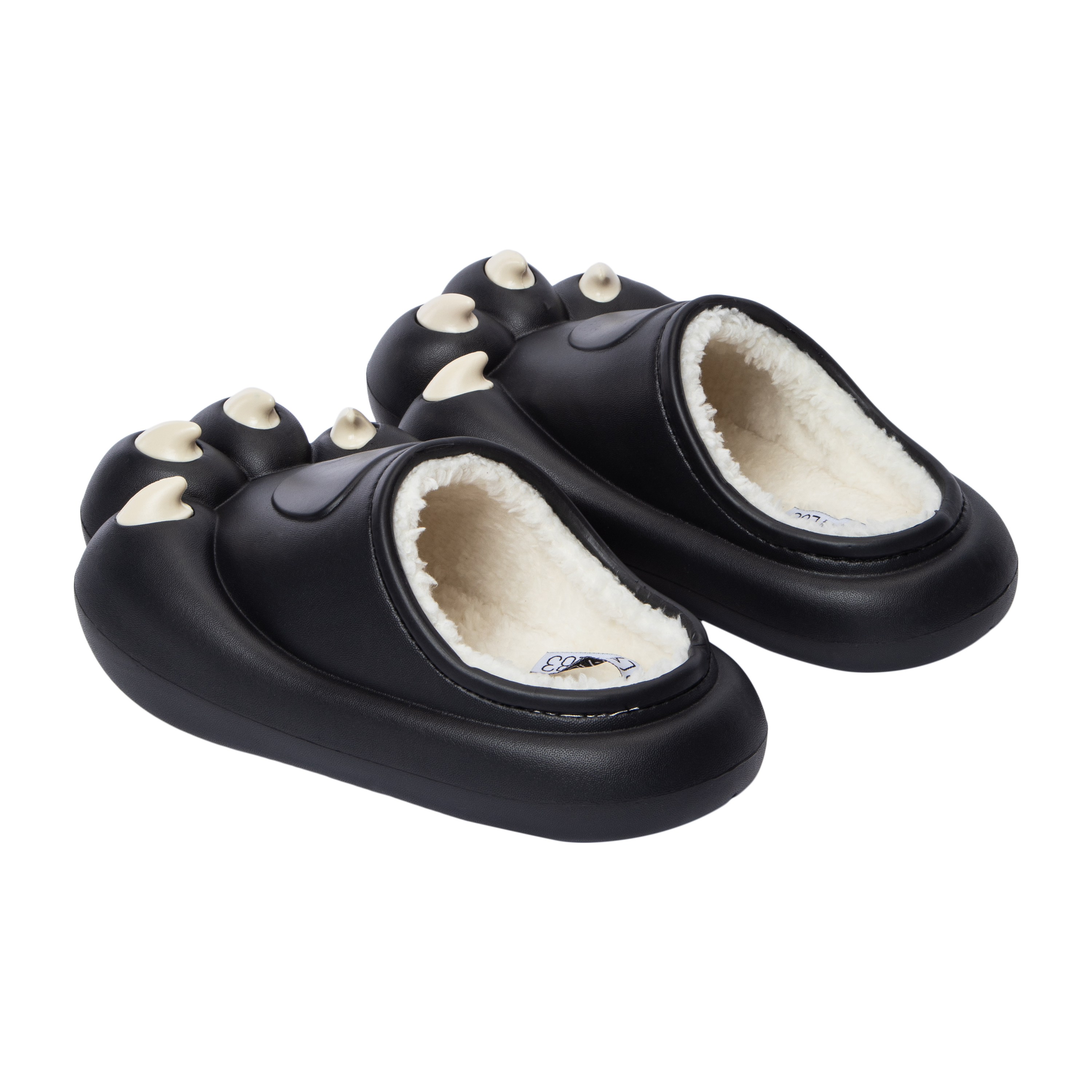 Love83 Girls Furry Claw Slippers