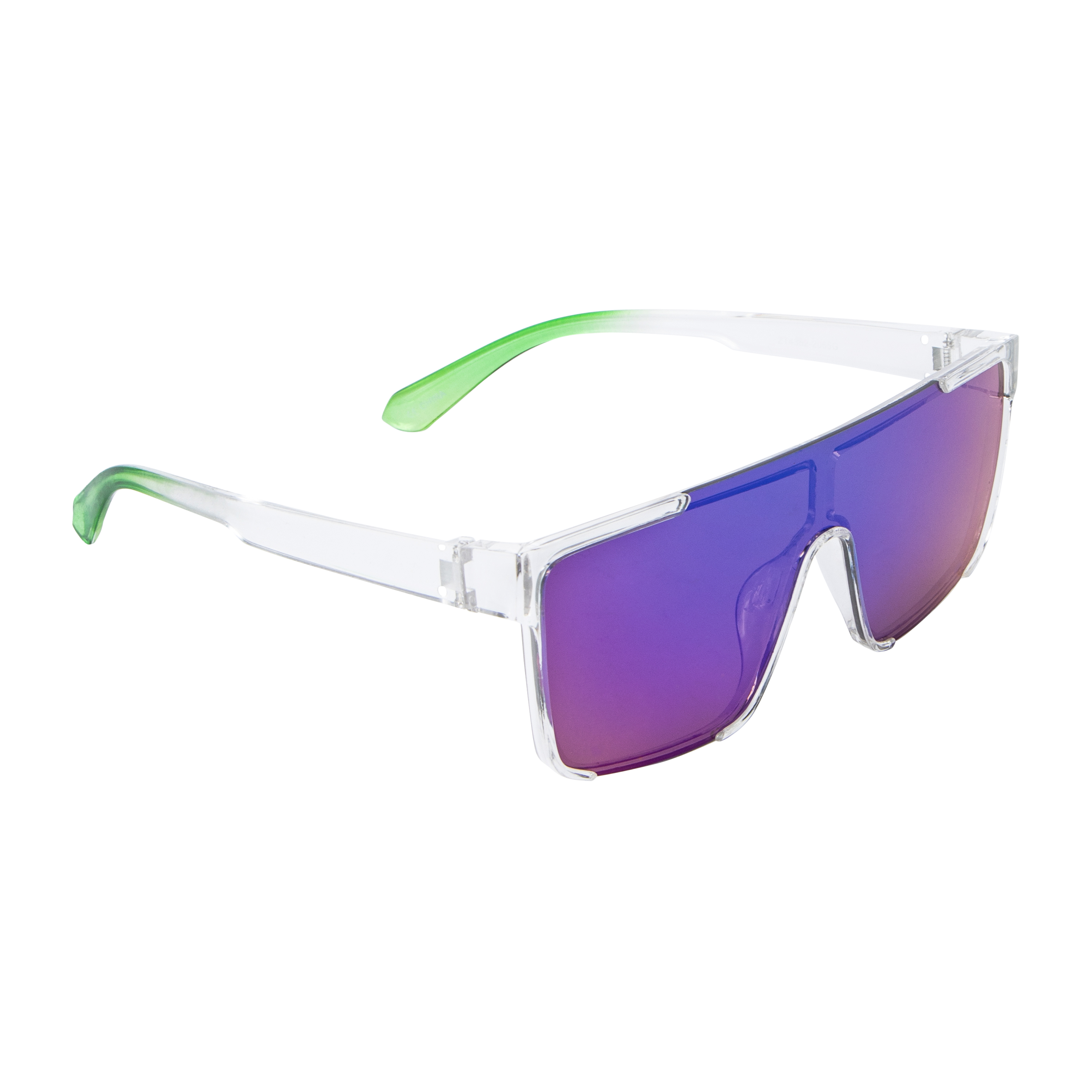 Young Mens Ombre Sporty Shield Sunglasses