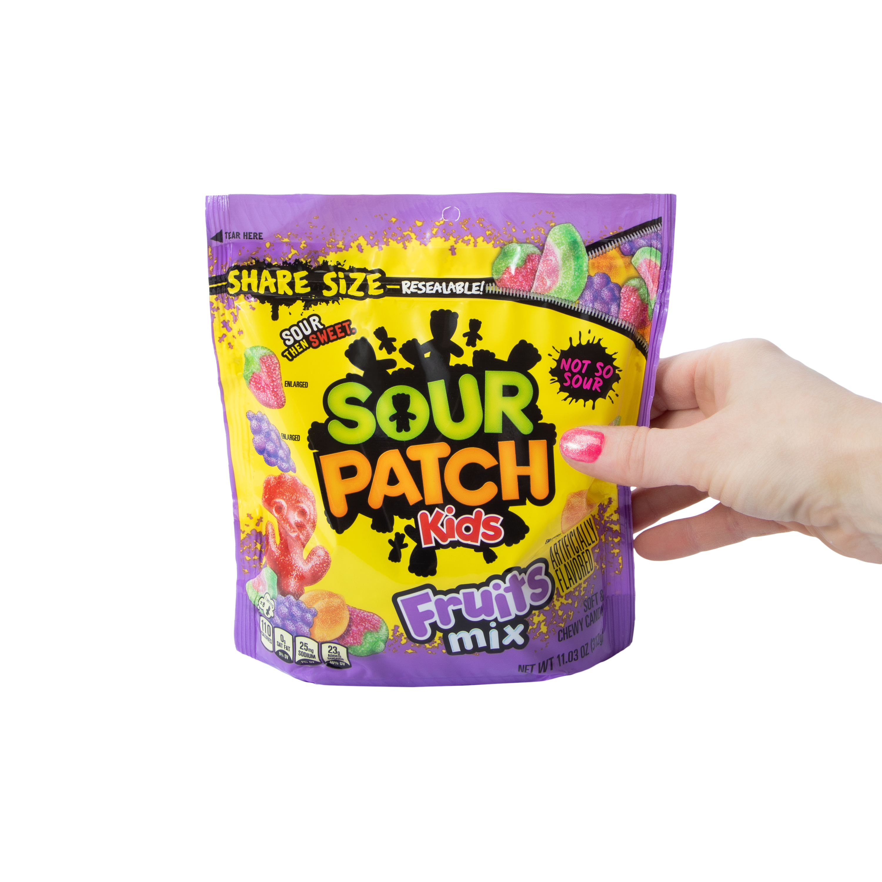 Sour Patch Kids Fruits Mix Soft & Chewy Candy 11.03 oz