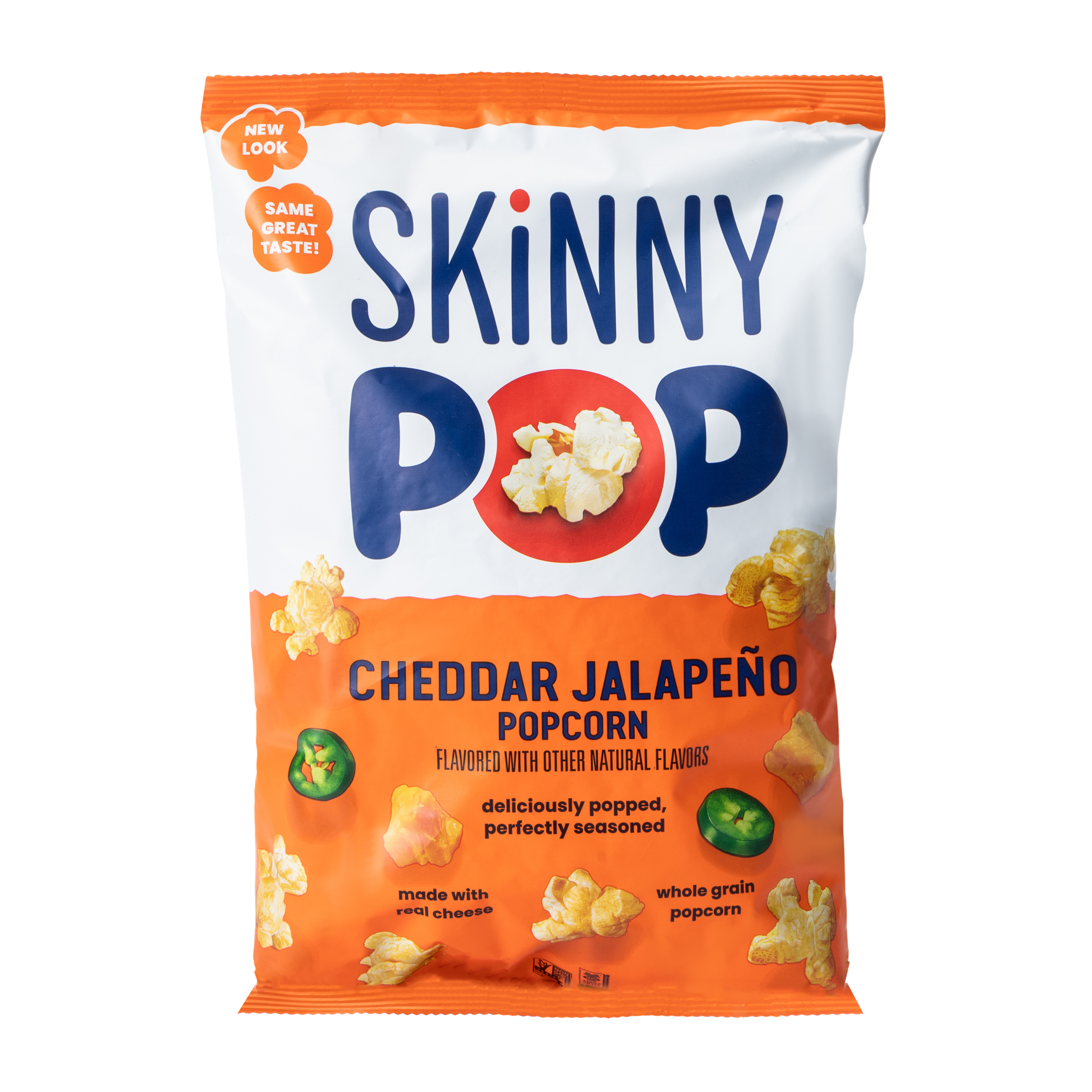 Skinny Pop Cheddar Jalapeno Popcorn 4.4oz