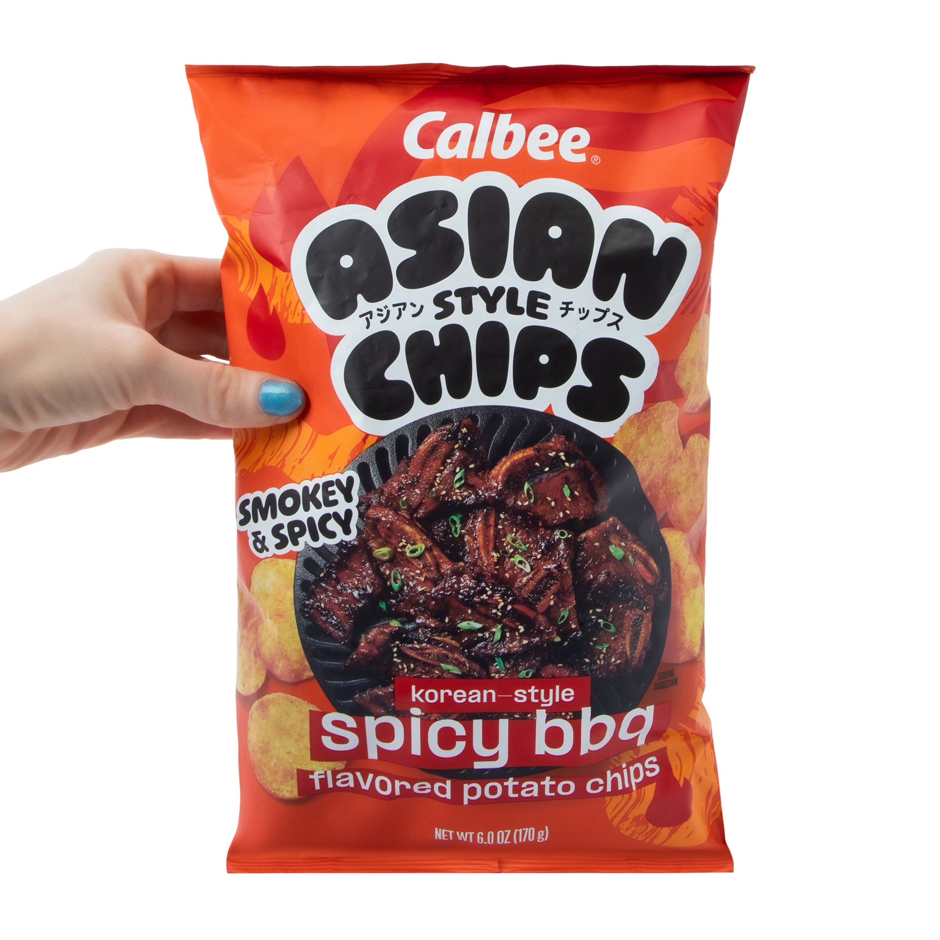 Calbee® Korean Style Spicy BBQ Pot Potato Chips 6oz
