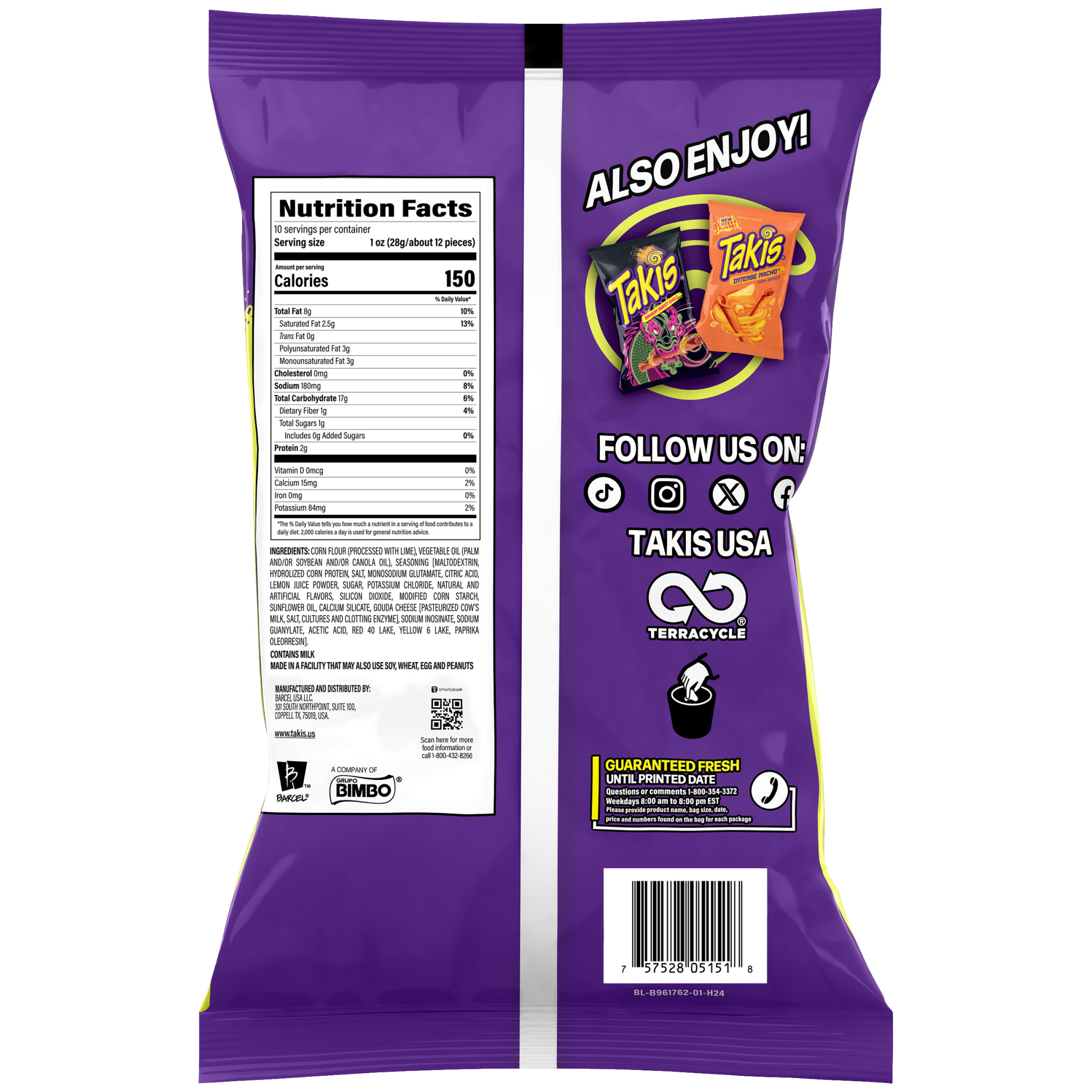 Takis® Chile Limon Chips 9.9oz