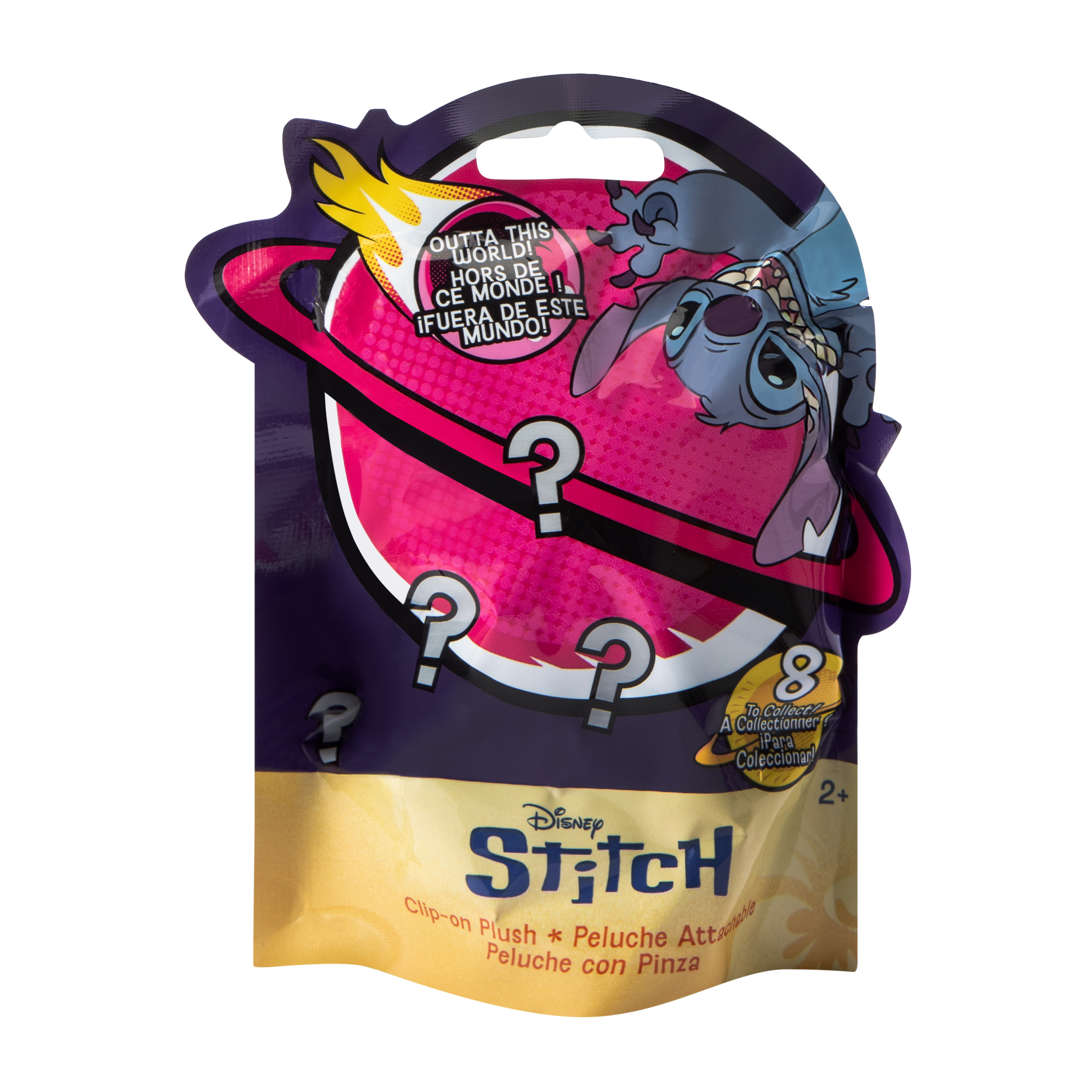 Disney Stitch Clip-On Plush (Styles May Vary)
