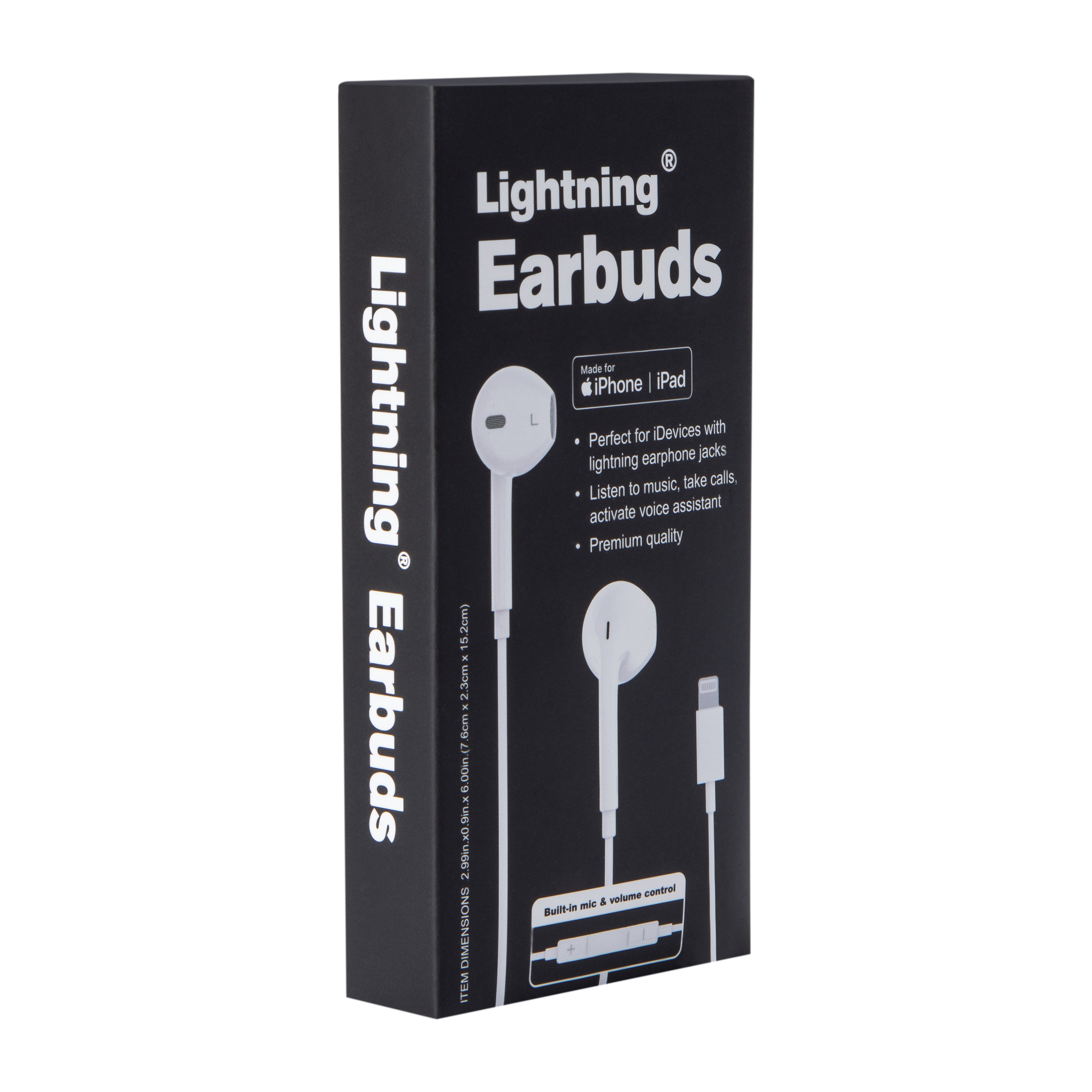 Lightning® Wired Earbuds For iPhone & iPad