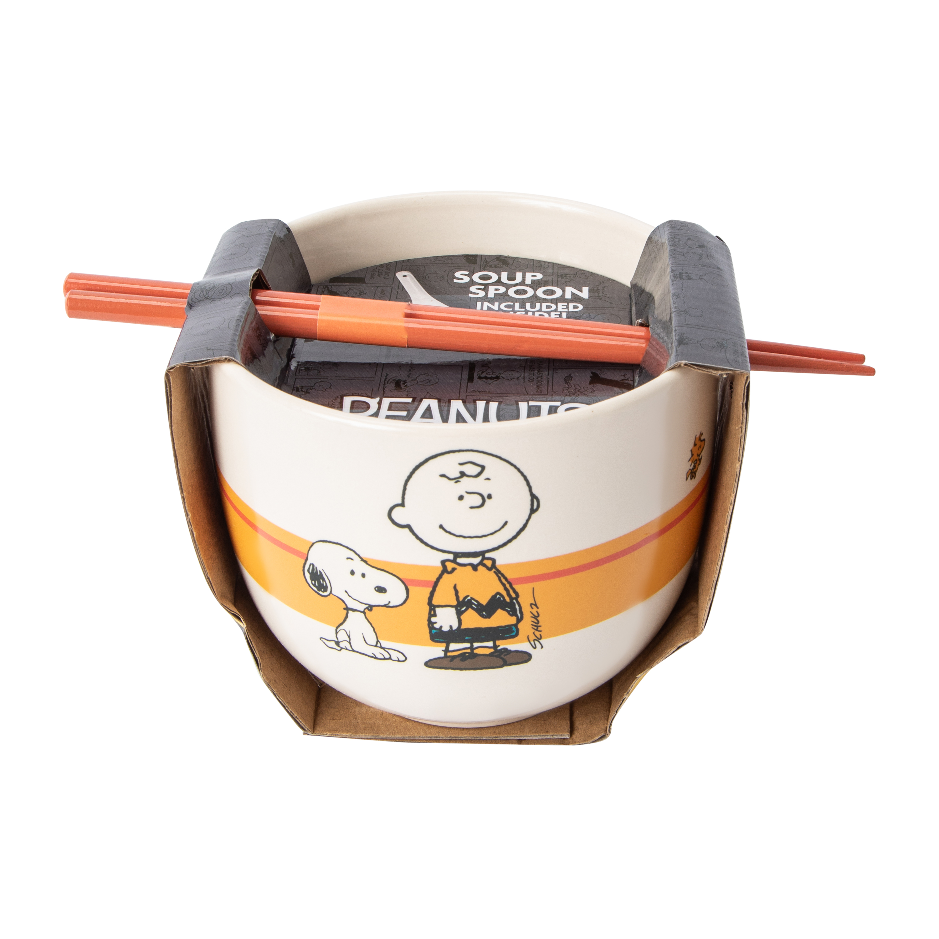Peanuts® Ramen Bowl With Chopsticks & Spoon