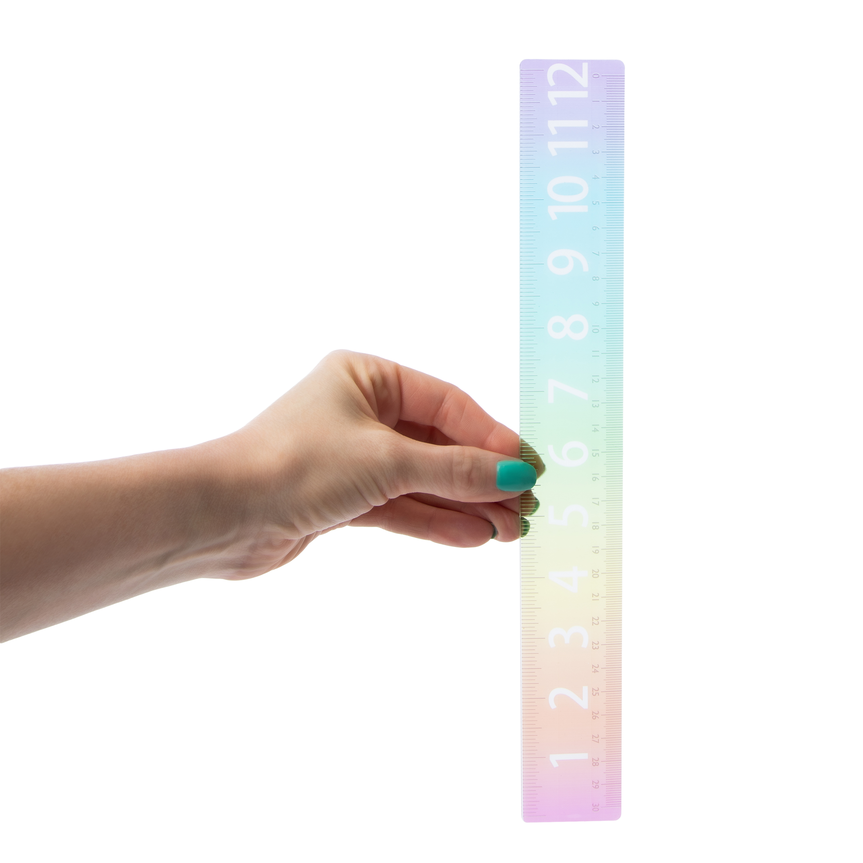 Rainbow Ombre Ruler 12-Inch