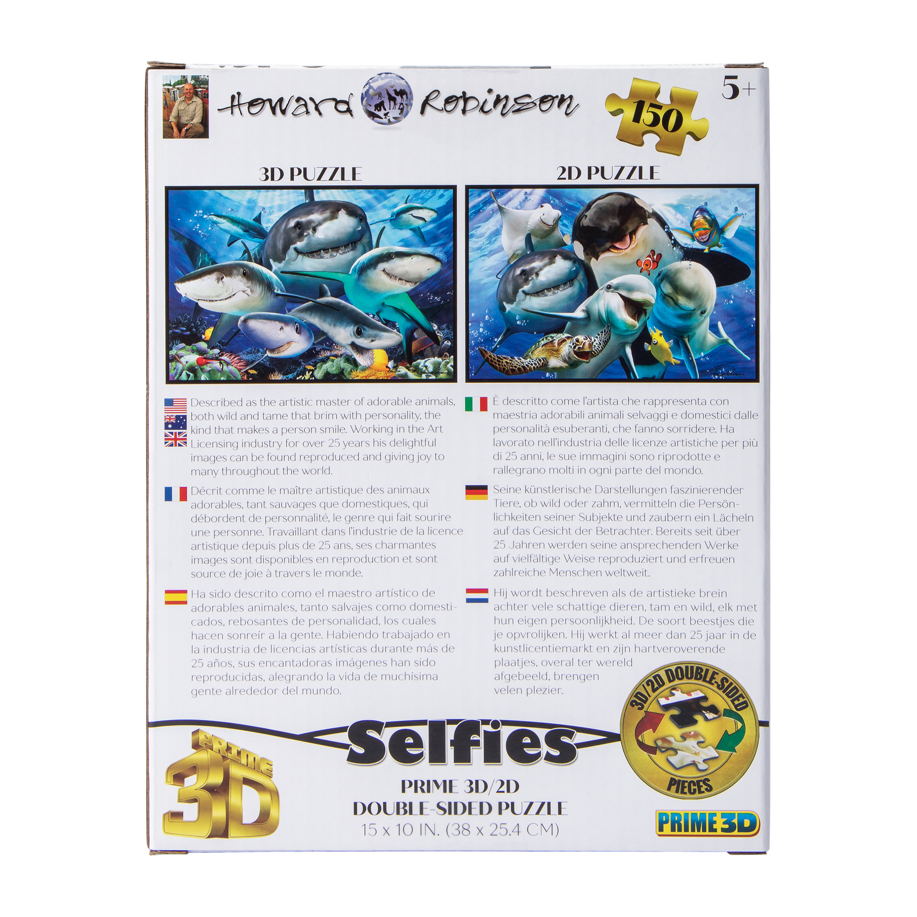 Selfies Prime 3D/2D Double-Sided Puzzle