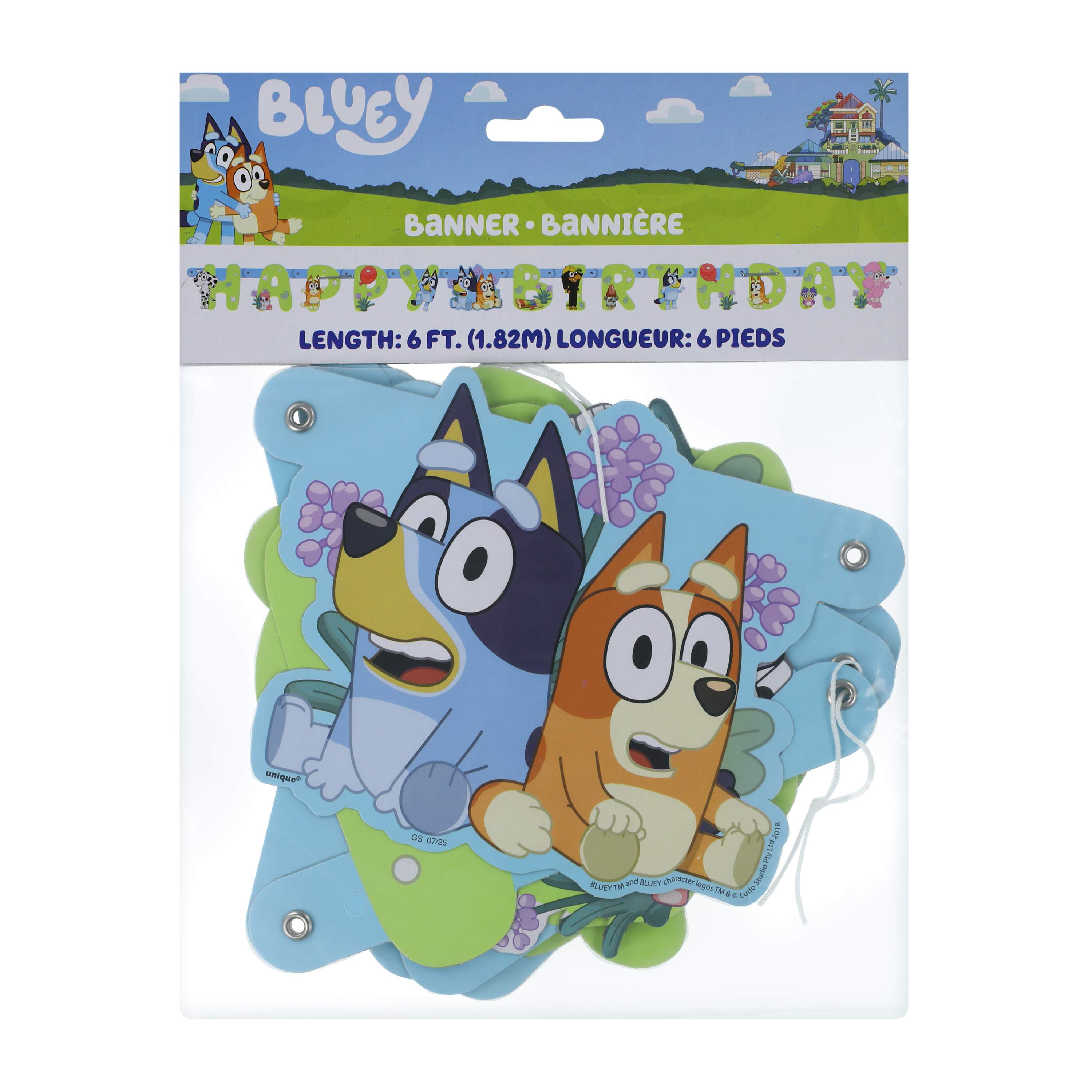 Bluey™ Birthday Banner 6ft.