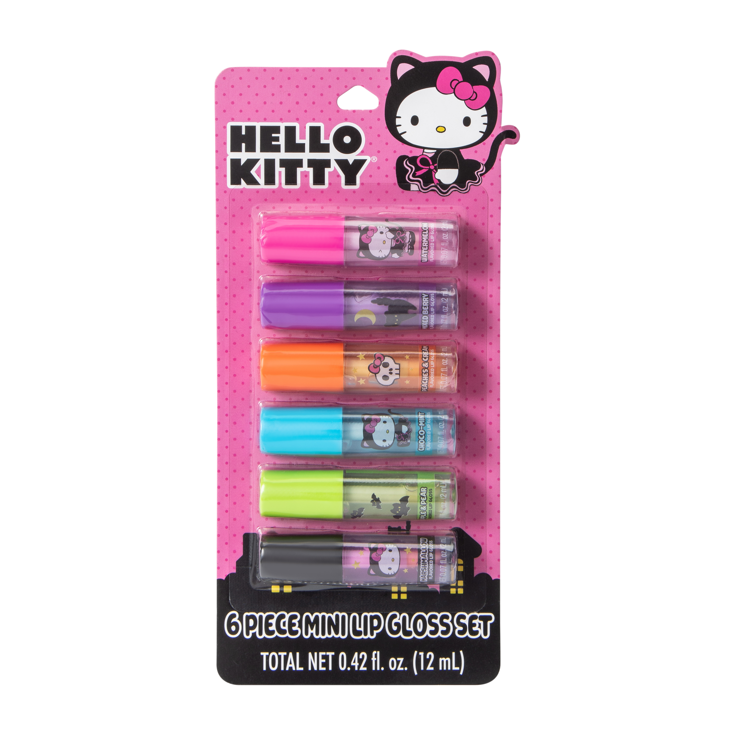 Licensed Mini Lip Gloss Set 6-Pcs