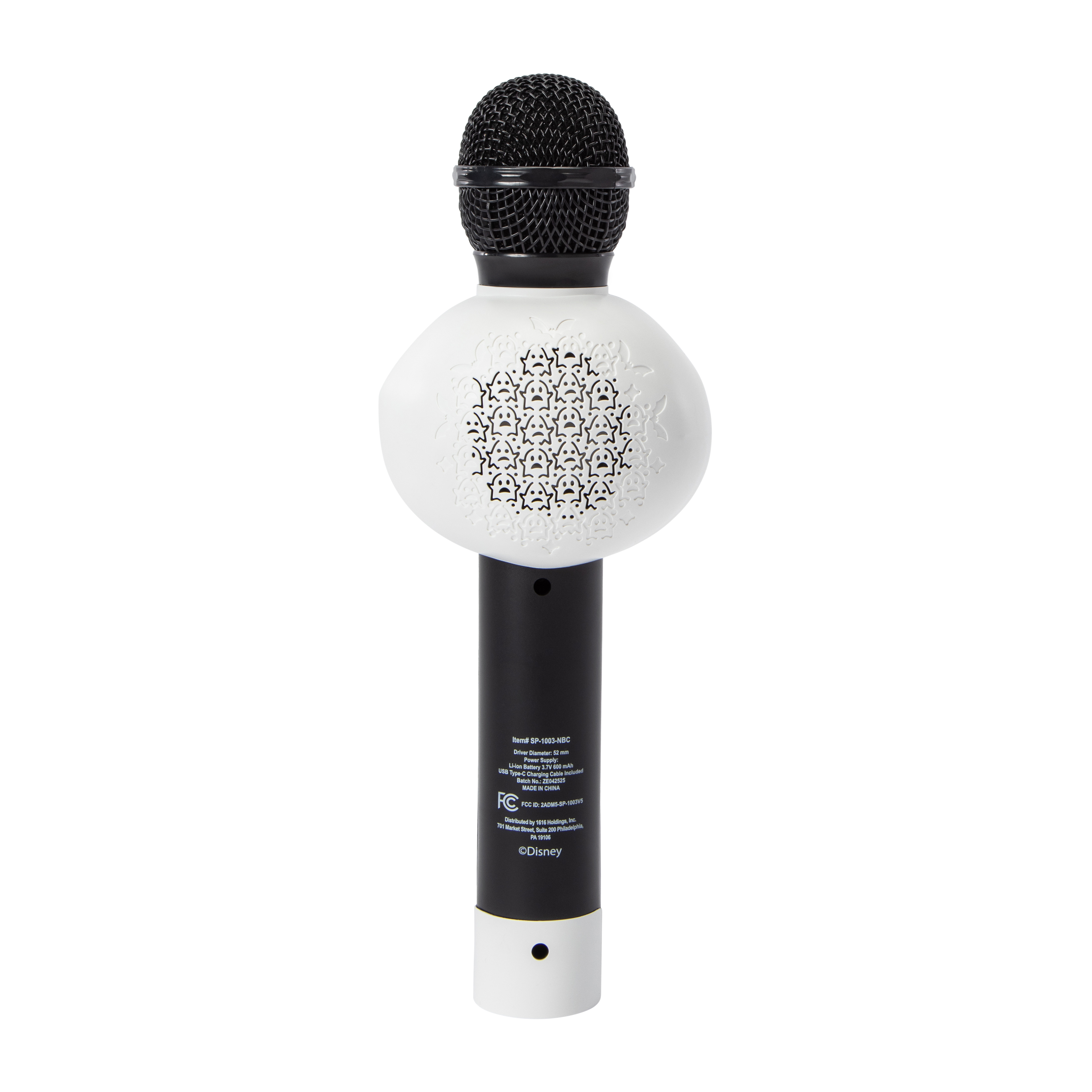 Disney Tim Burton's The Nightmare Before Christmas LED Karaoke Microphone
