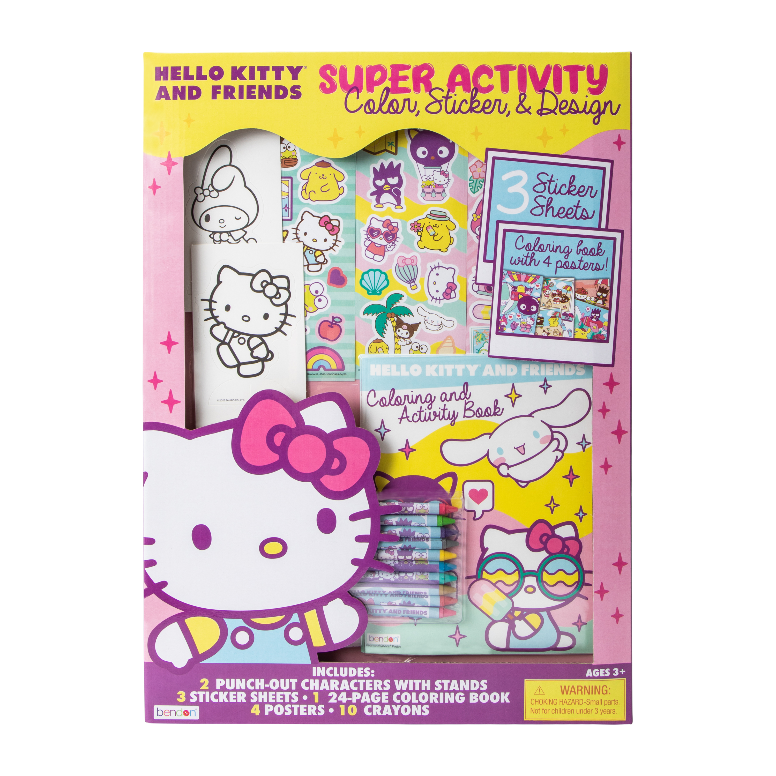 thumbnail image 2 of Hello Kitty Coloring And Activity Books Super Set ~ Seychelles 2 of 13