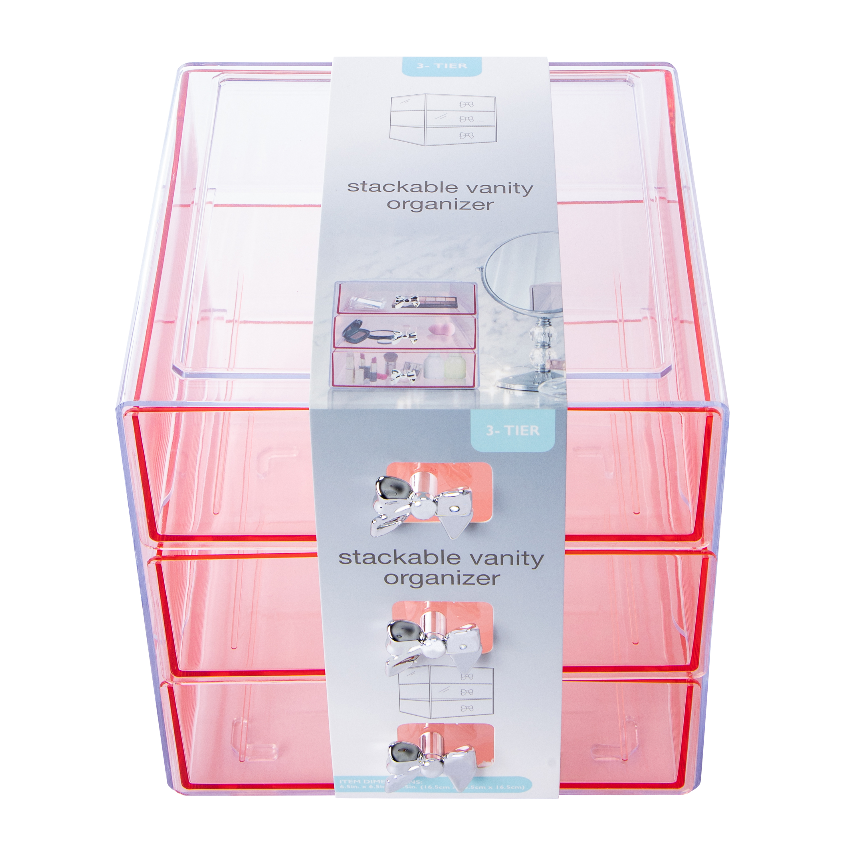 Stackable Vanity Organizer 3-Tier