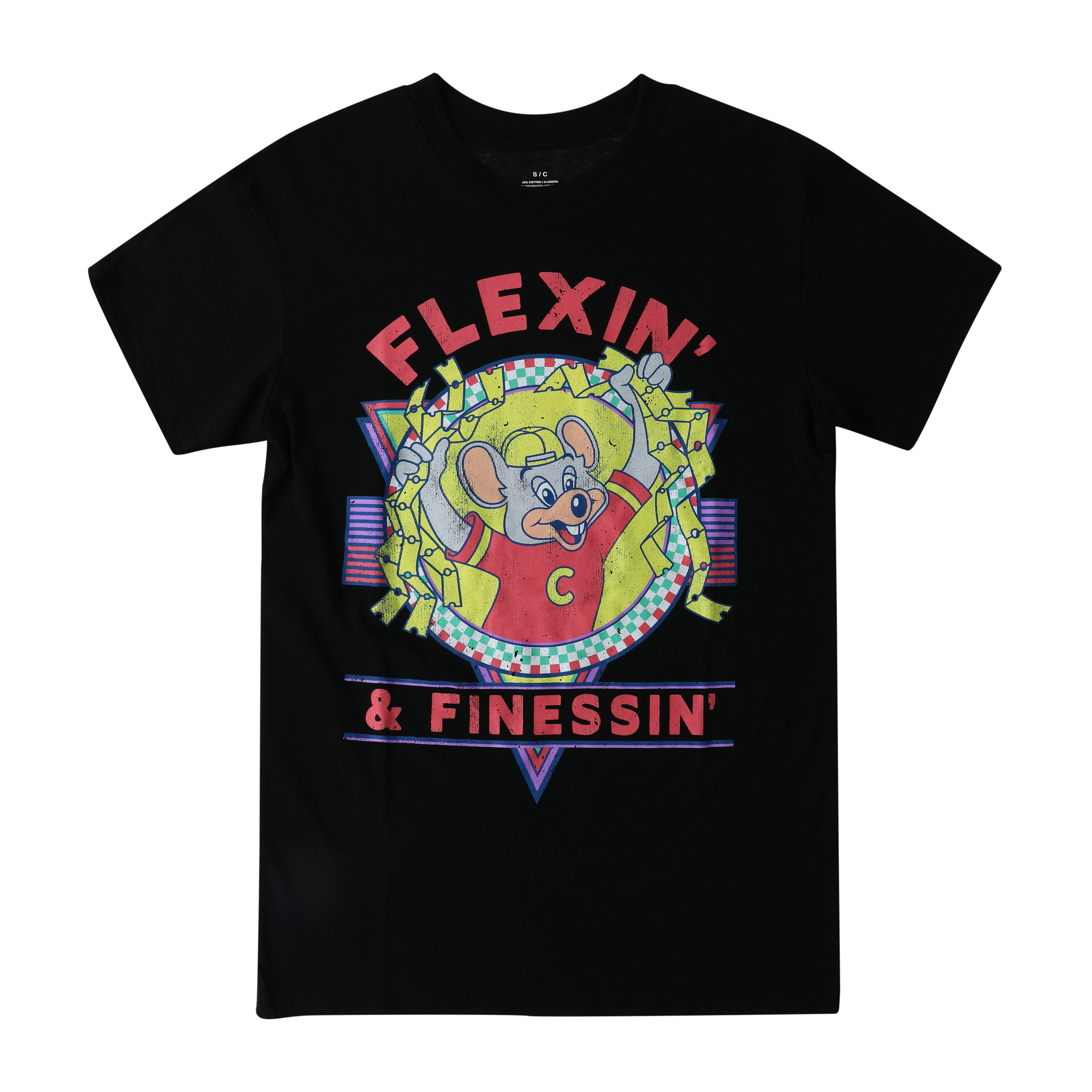 Chuck E. Cheese Flexin'  & Finessin' Graphic Tee