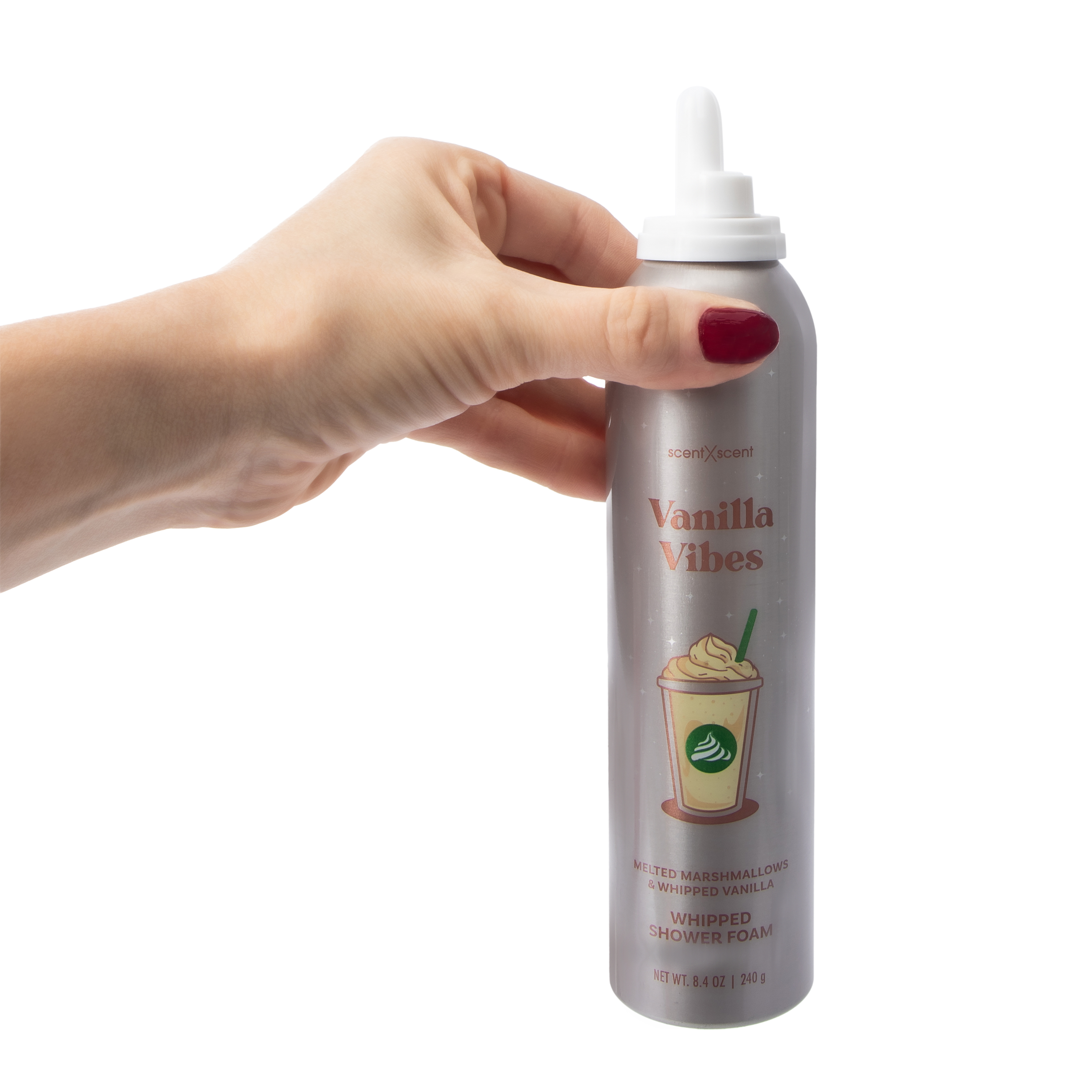 ScentXScent Vanilla Vibes Melted Marshmallows & Whipped Vanilla Whipped Shower Foam 8.4oz