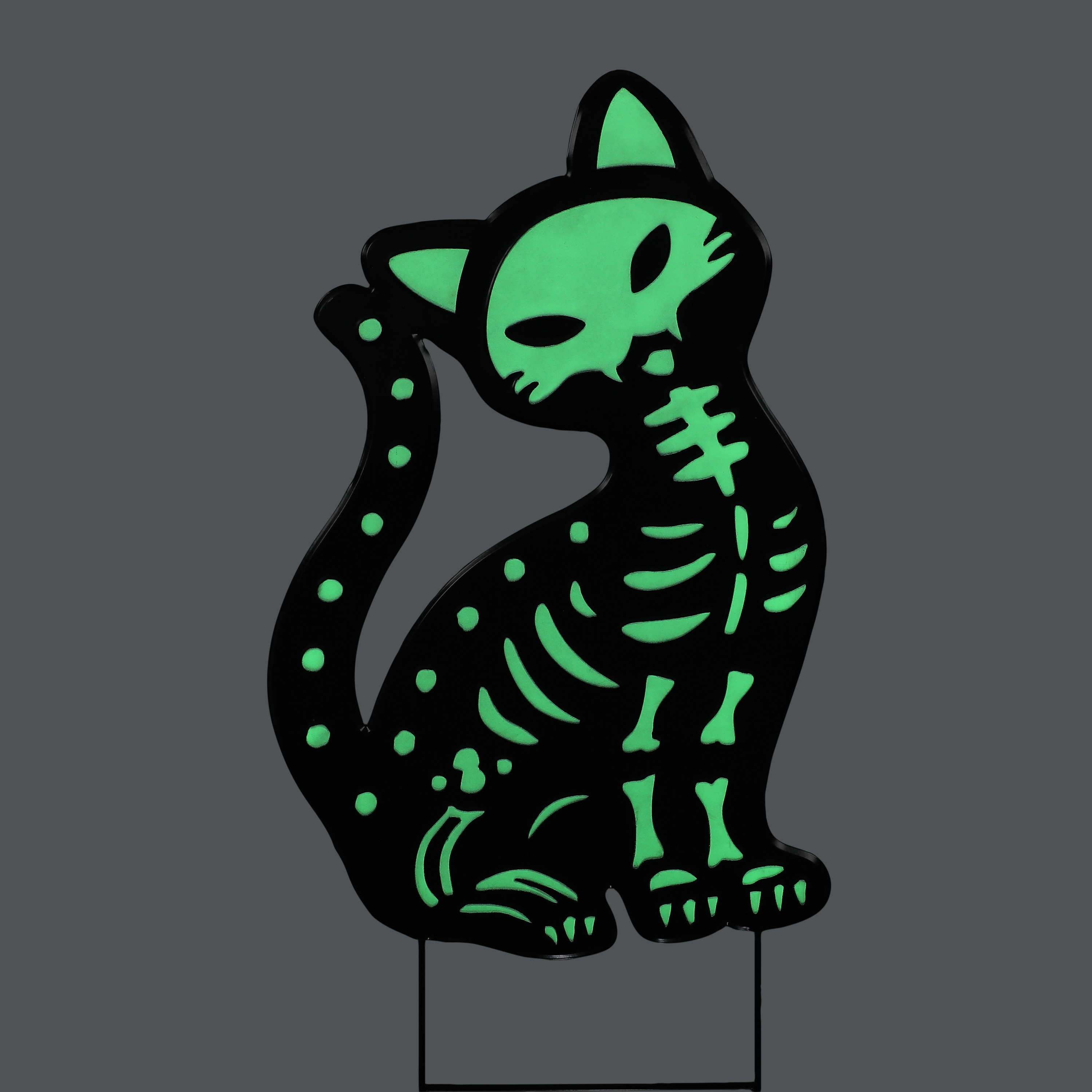 Halloween Cat Metal Stake