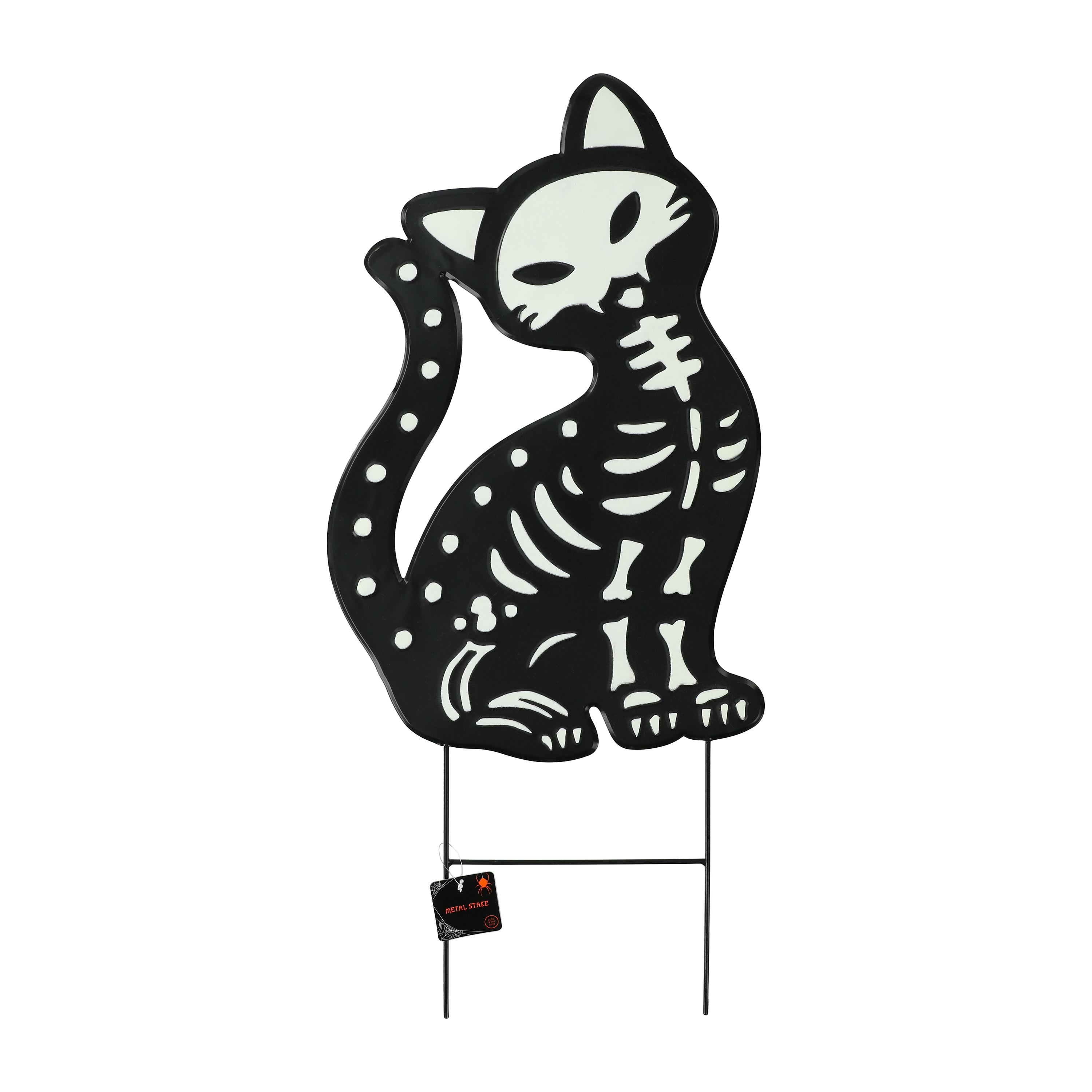 Halloween Cat Metal Stake