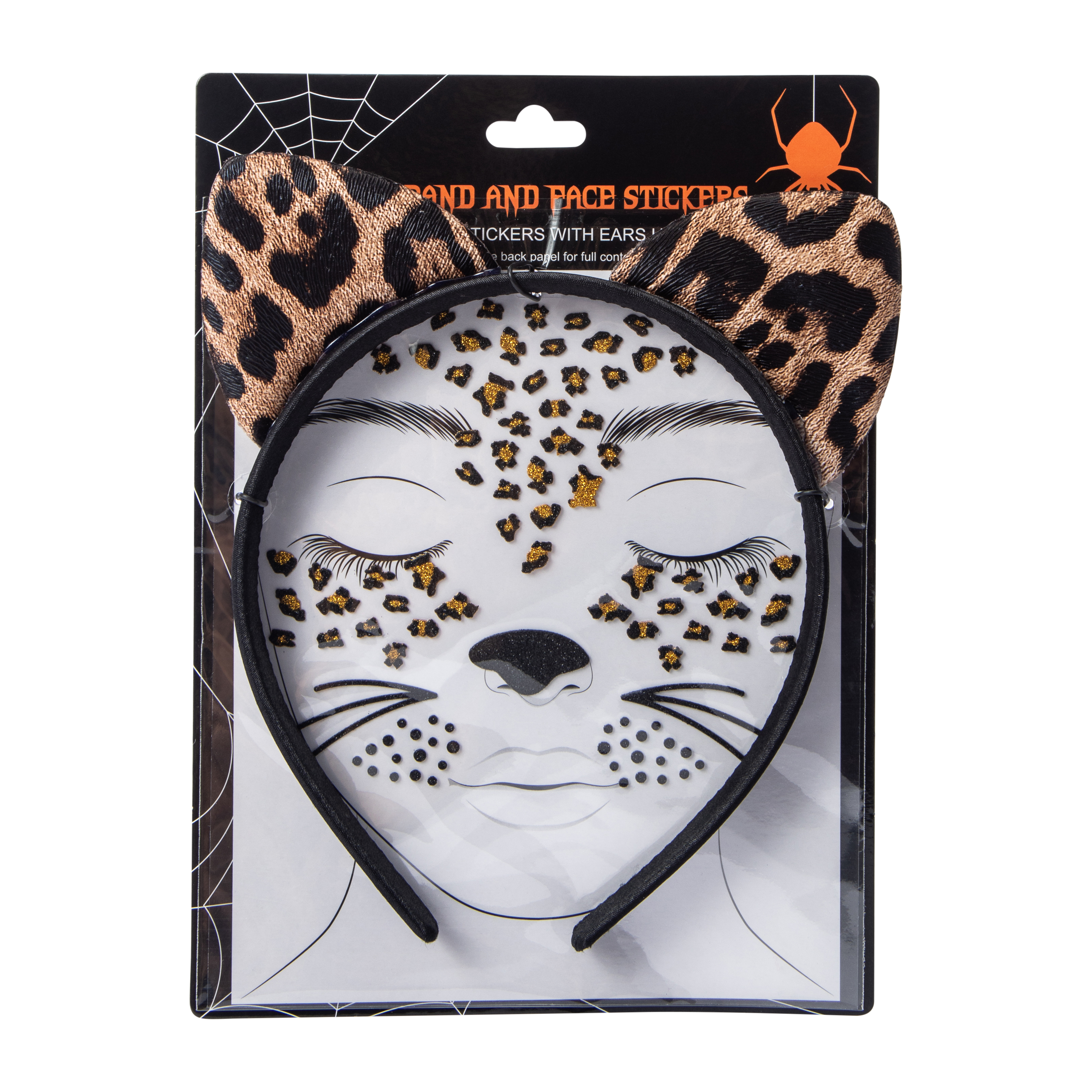 Halloween Headband And Face Gems Set