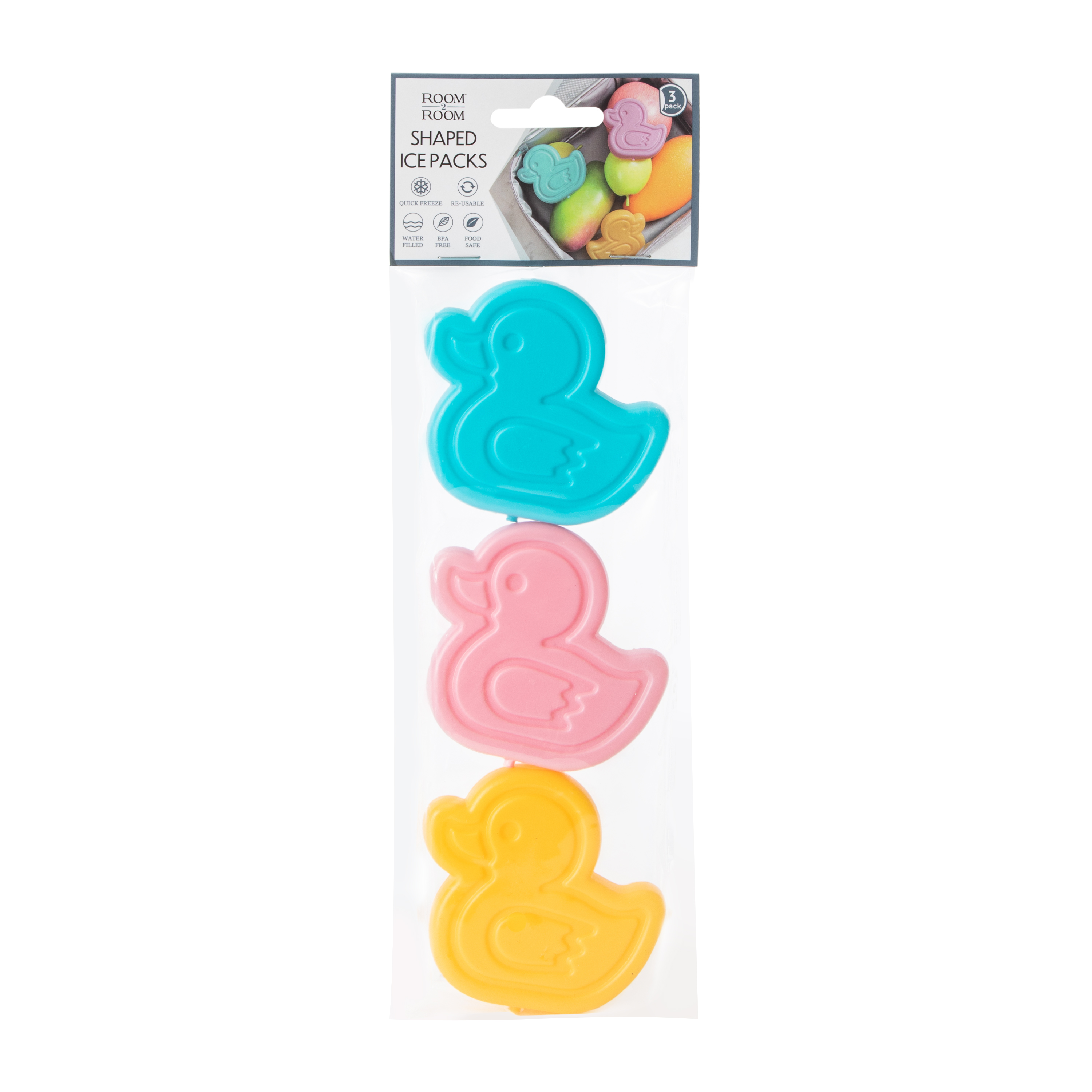 Shaped Ice Packs 3-Count