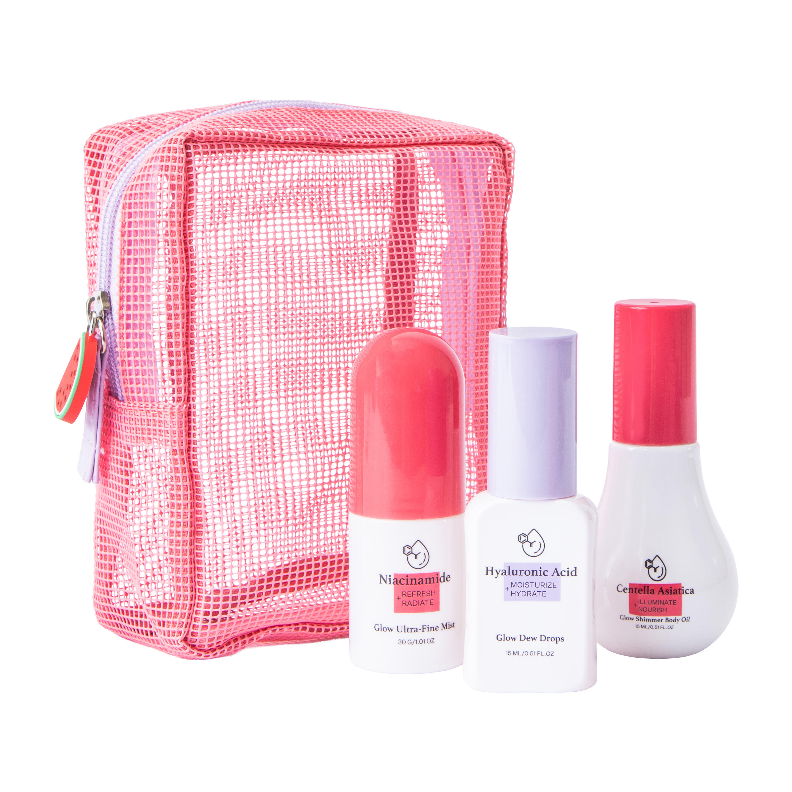 Dazzle & Glow Watermelon Scented Dewy Skin Kit 3-Pack